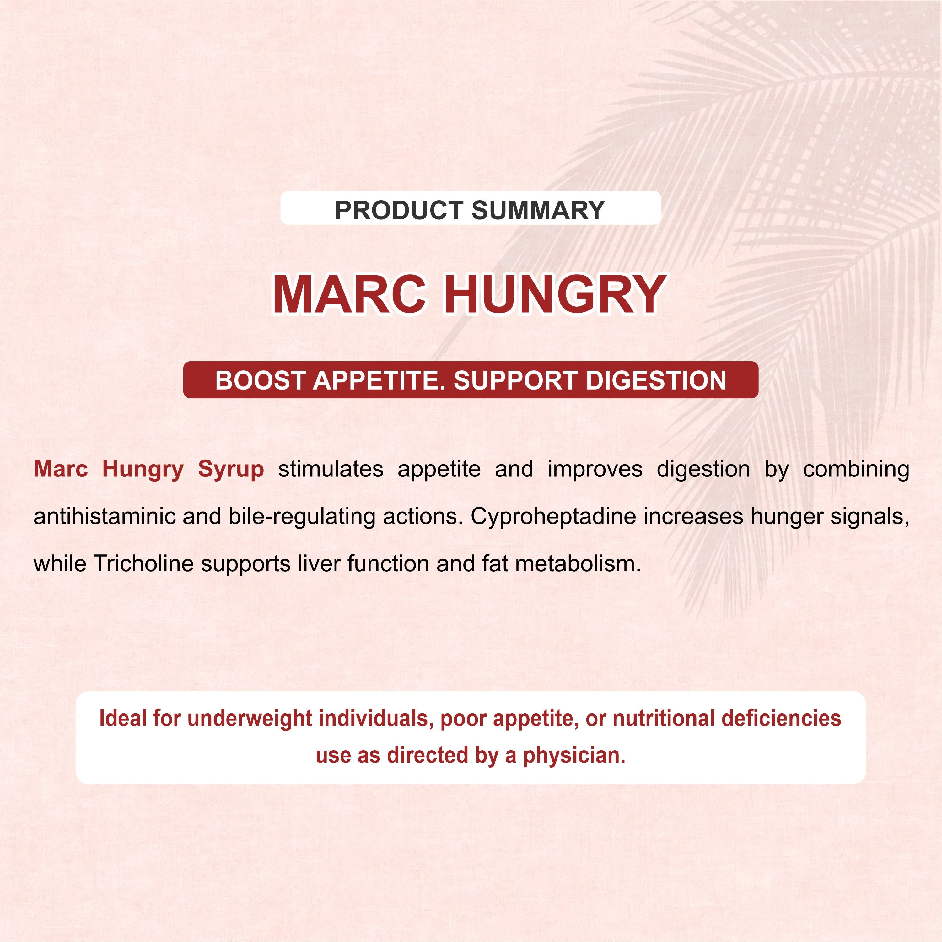 Marc Hungry Syrup – Increase Appetite & Gain Weight Naturally