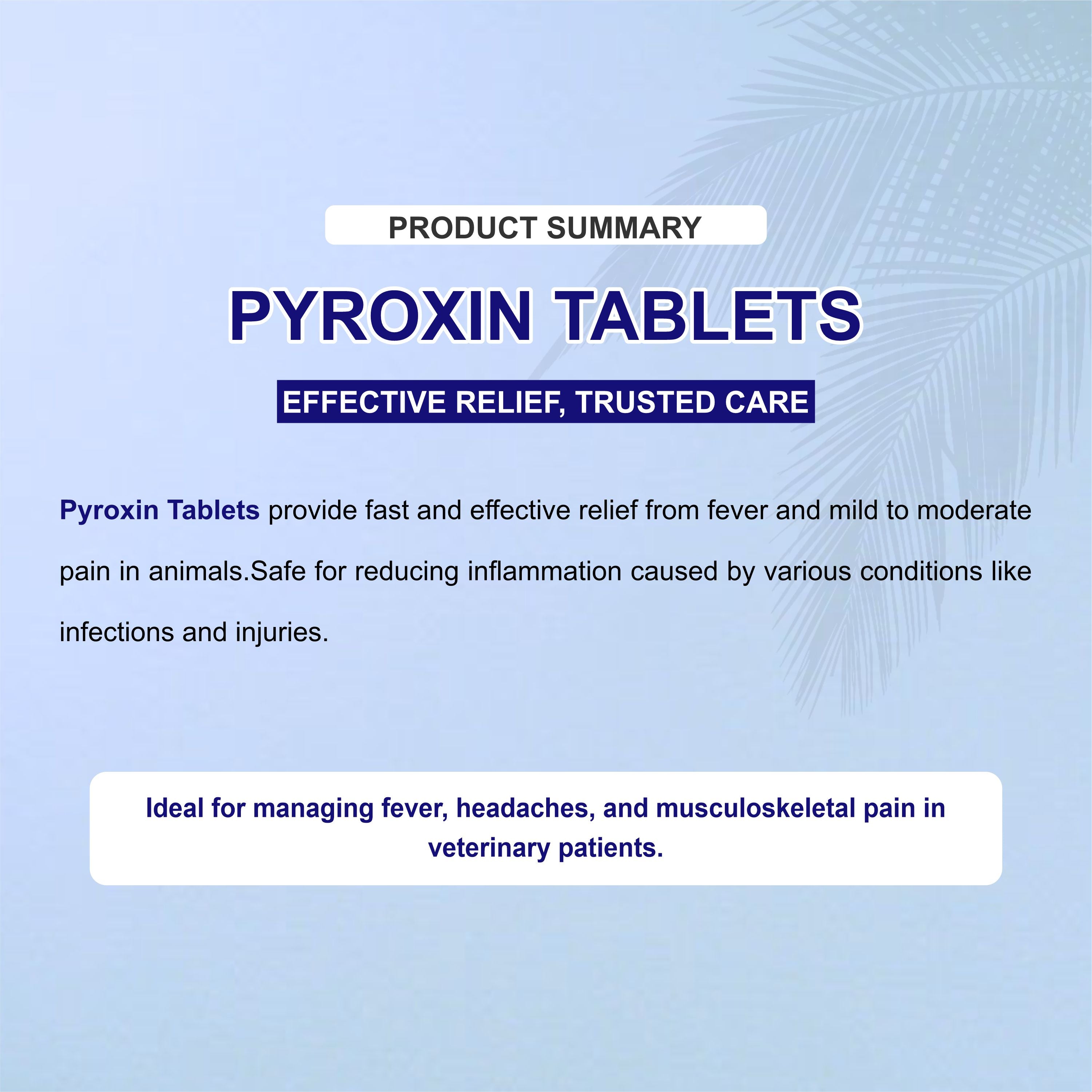 Pyroxin Bolus (10x4) – Veterinary Antipyretic & Analgesic for Livestock