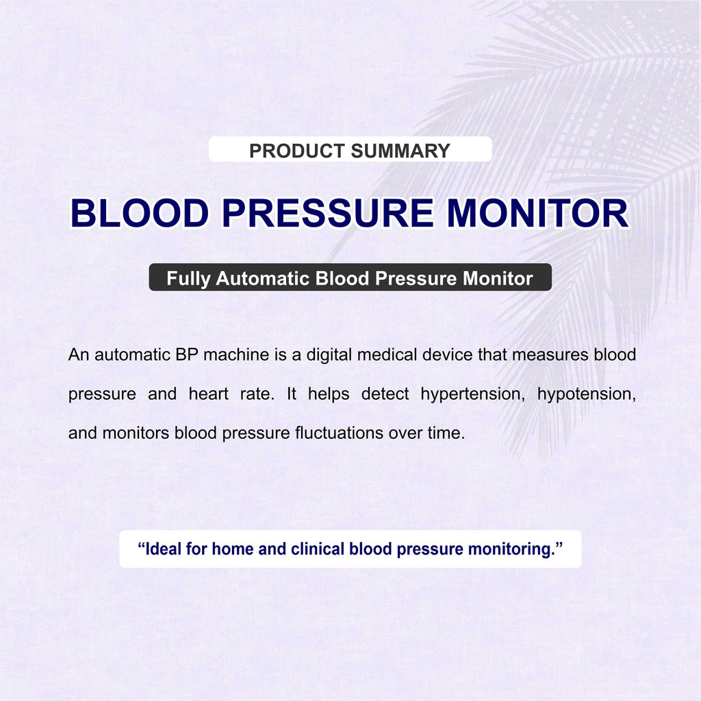 Digital Blood Pressure Monitor – Wrist BP Monitor for Daily Heart Health Tracking