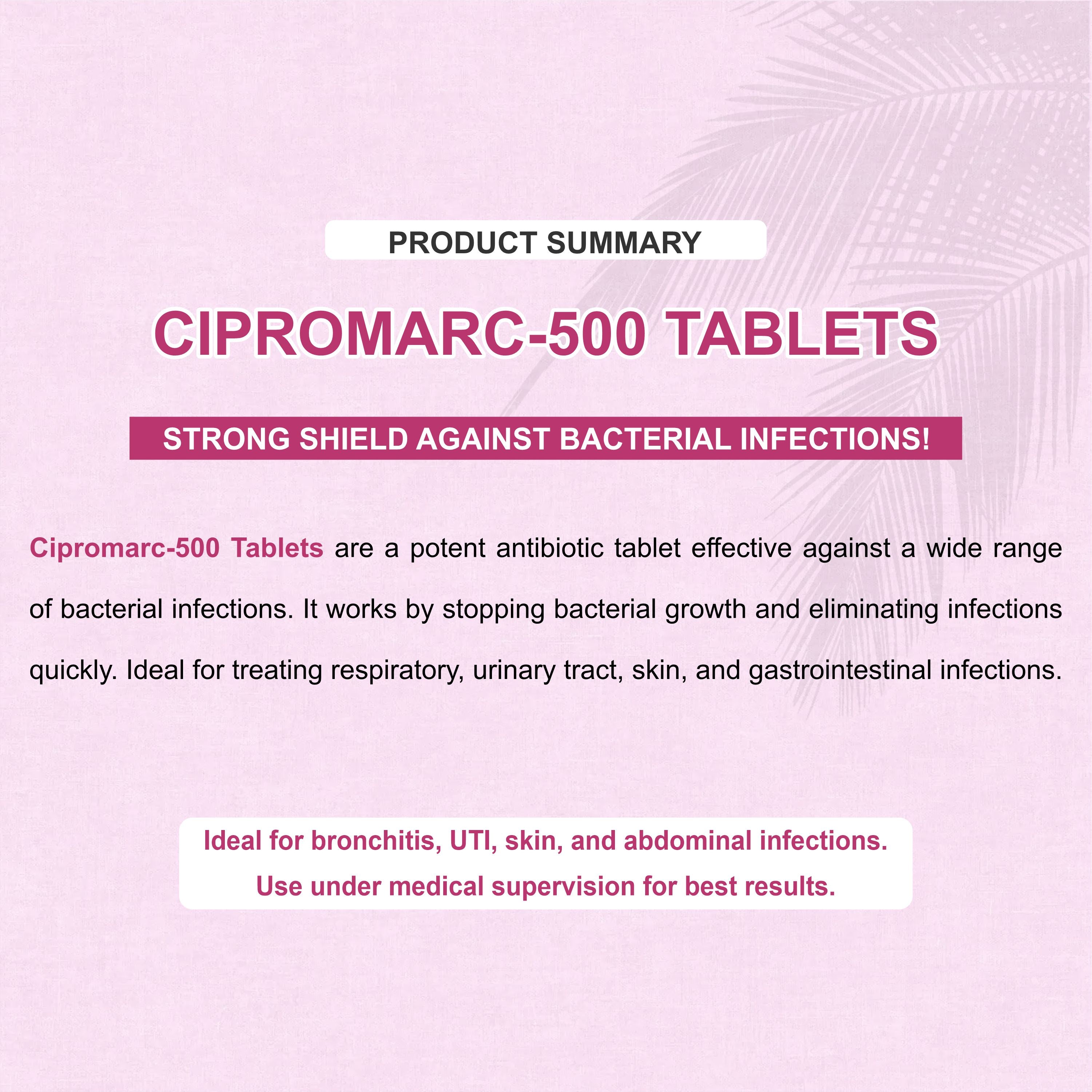 Cipromarc 500mg – Trusted Antibiotic for Fast Bacterial Infection Relief