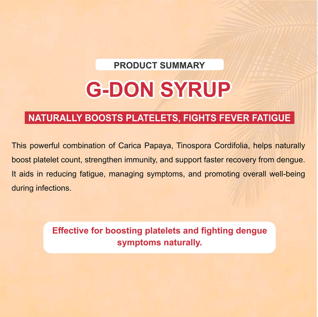 Marc G Don Syrup – Natural Platelet Booster & Immunity Enhancer