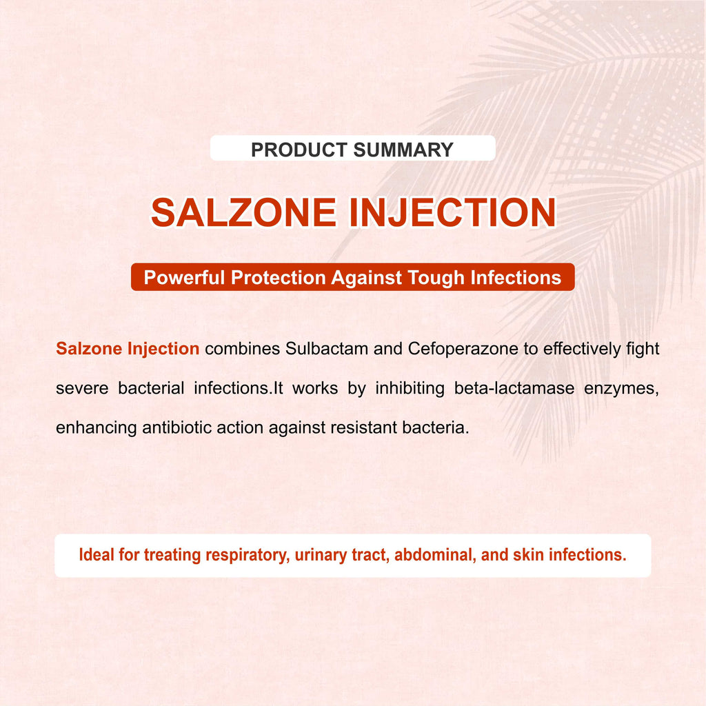 Salzon Injection – Broad-Spectrum Antibiotic for Severe Infections