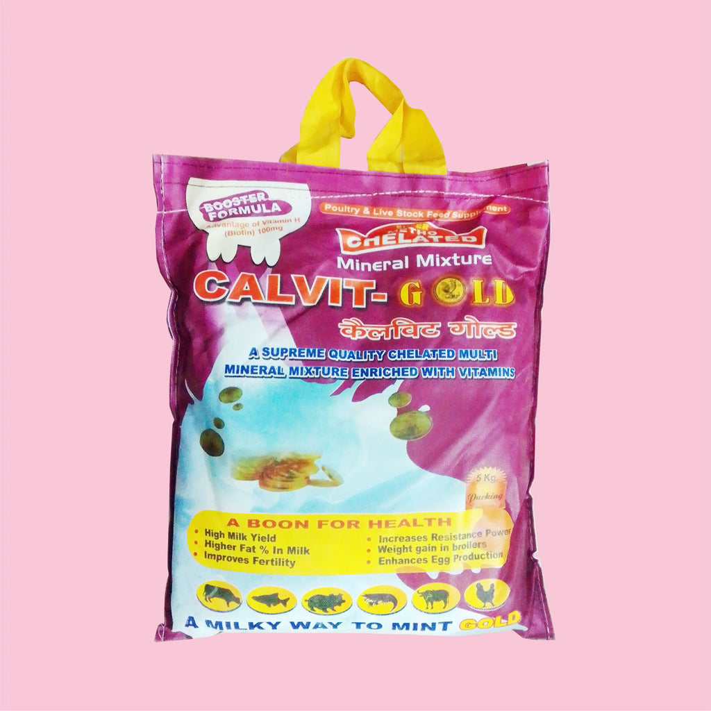 Marc Calvit Gold Powder 5kg – Vitamin, Mineral & Probiotic Tonic for Livestock