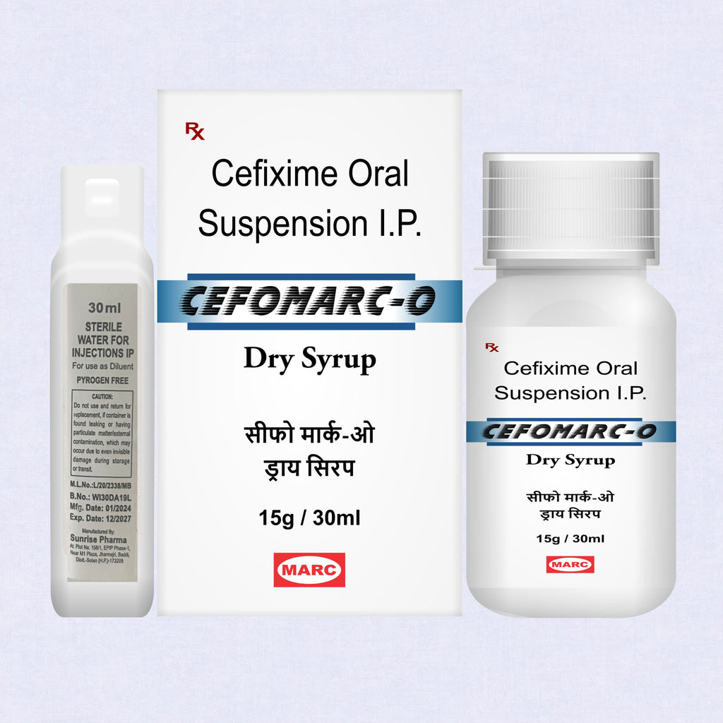 Cefomarc O Dry Syrup – Gentle Yet Powerful Antibiotic for Children ( Pack of 6)