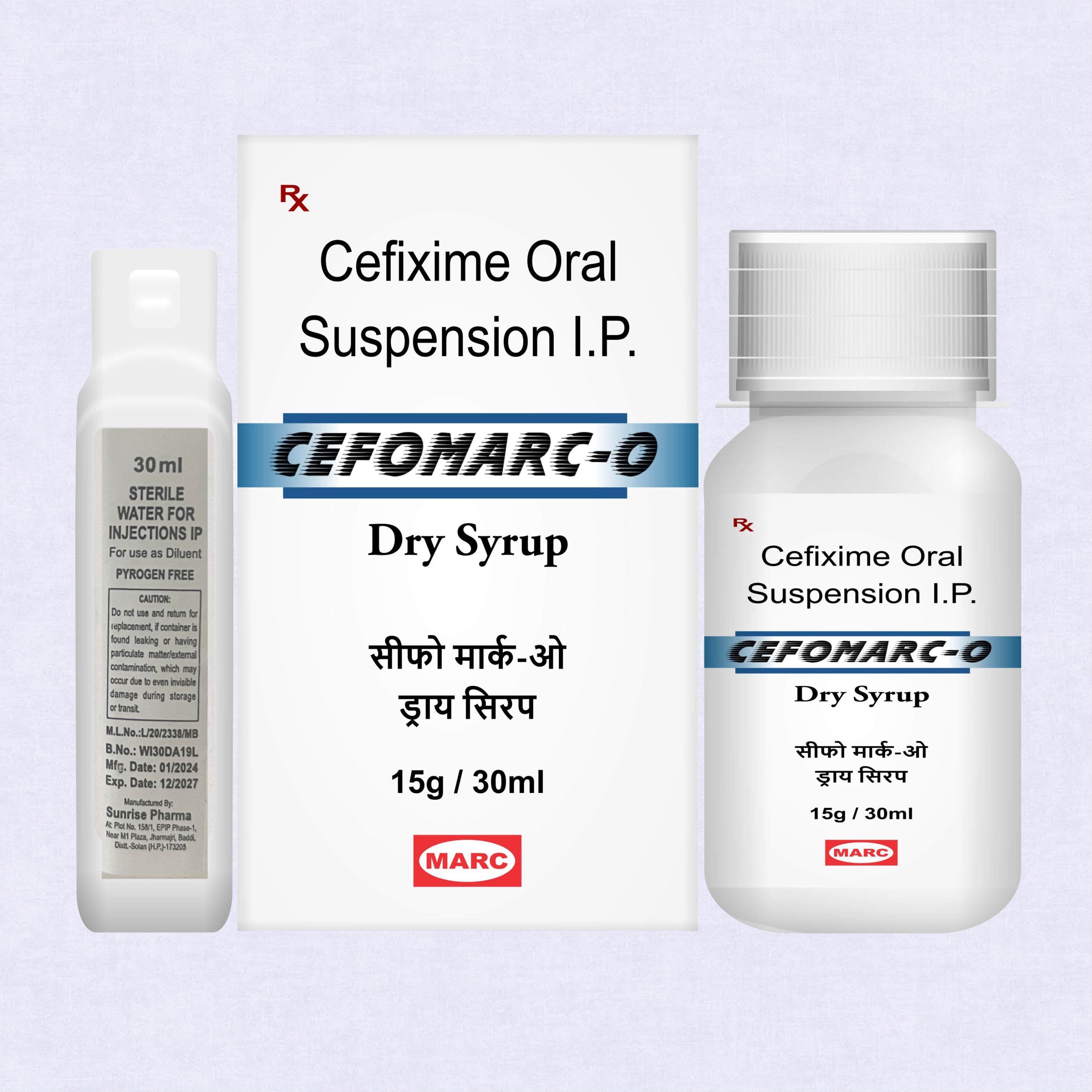 Cefomarc O Dry Syrup – Gentle Yet Powerful Antibiotic for Children ( Pack of 6)