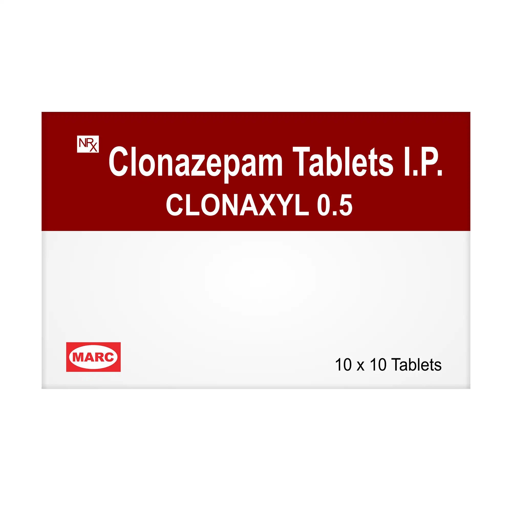 Clonaxyl 0.5mg Clonazepam Tablet – Anxiety, Panic Disorder & Epilepsy Management