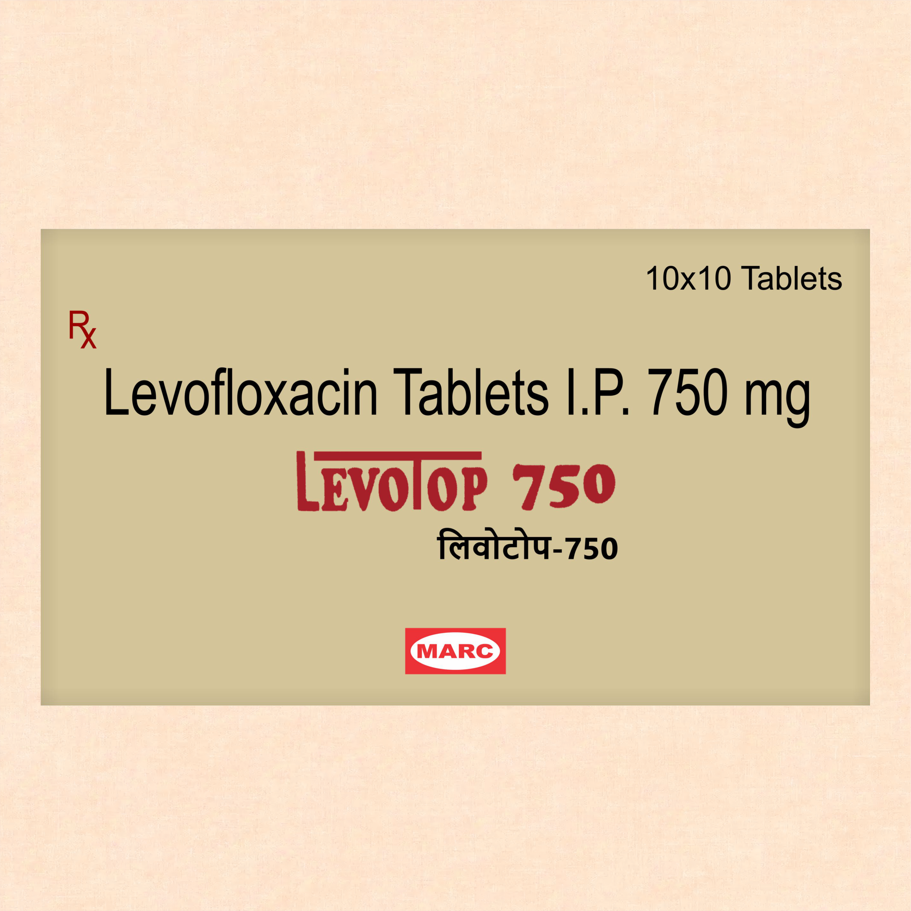 Levotop-750 Levofloxacin 750mg Tablet – Severe Respiratory & Urinary Bacterial Infection