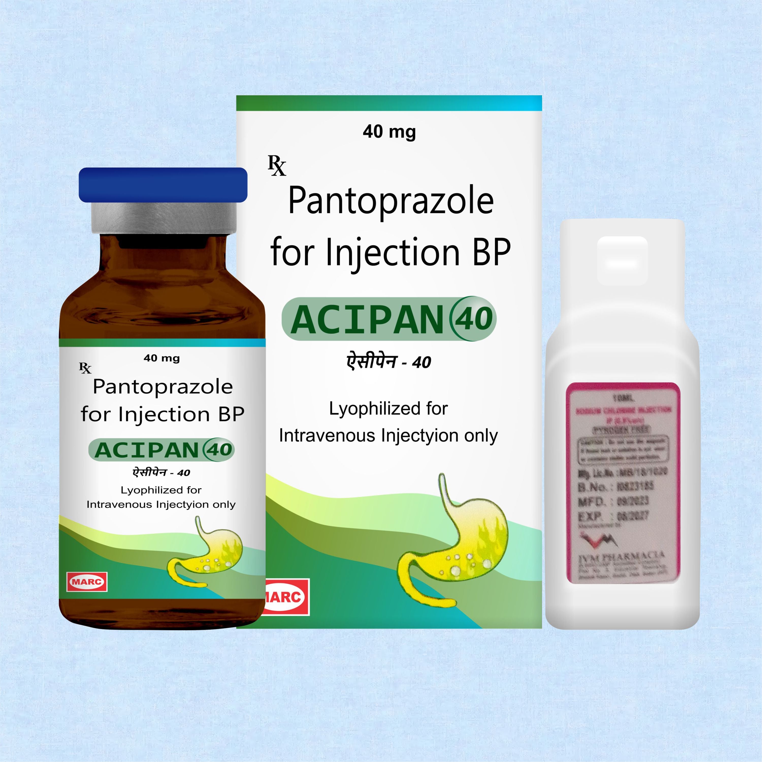 Marc Acipan 40 Injection – Fast Relief from Acidity & Gastric Disorders