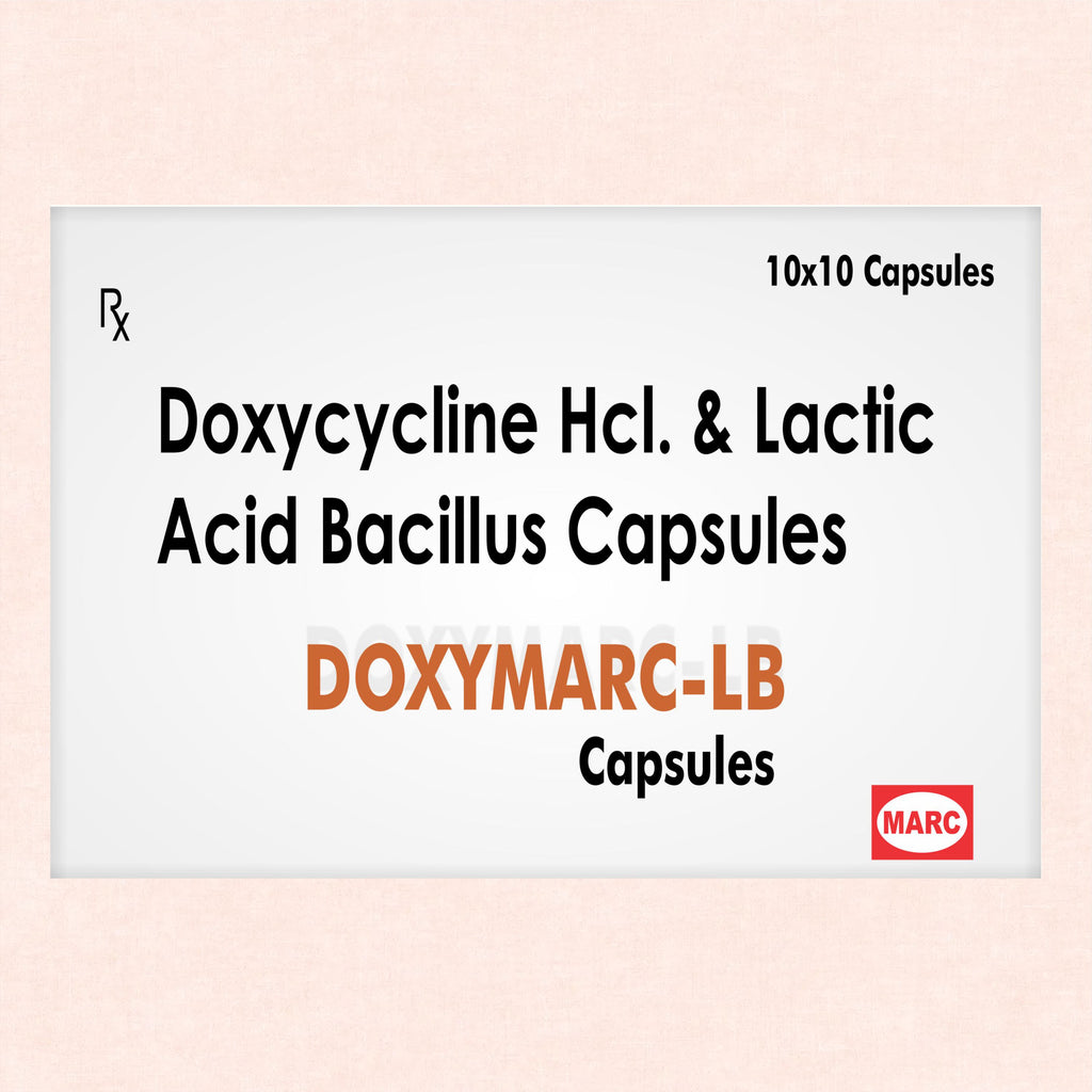 Doxymarc LB Doxycycline & Lactobacillus Capsule – Antibiotic with Gut Protection
