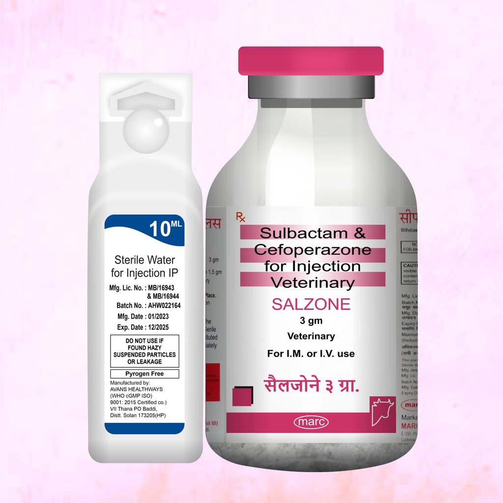 Salzone Injection 3GM – Cefoperazone + Sulbactam Injectable Antibiotic