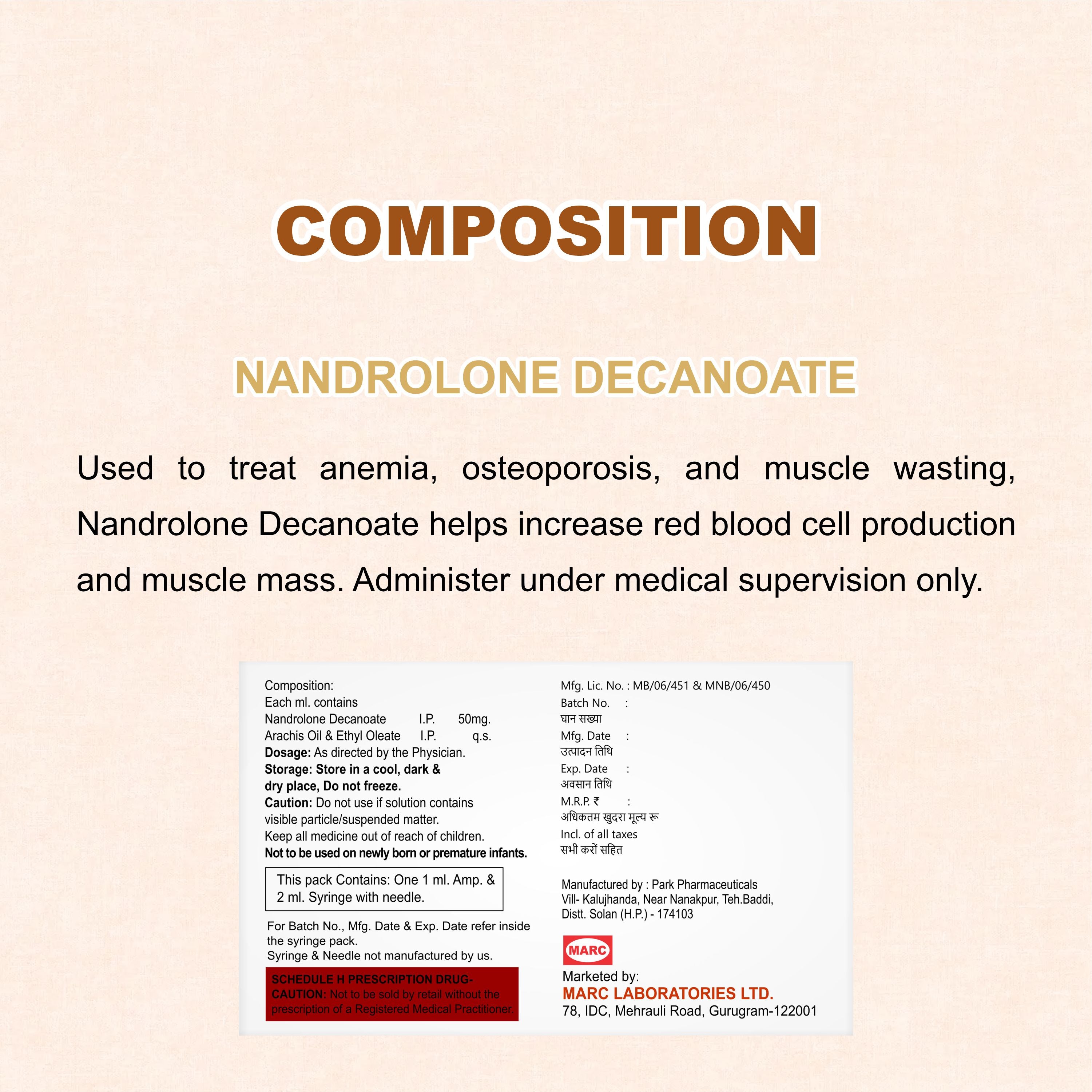 Decatop 50 Injection – Strength & Recovery Support with Nandrolone Decanoate