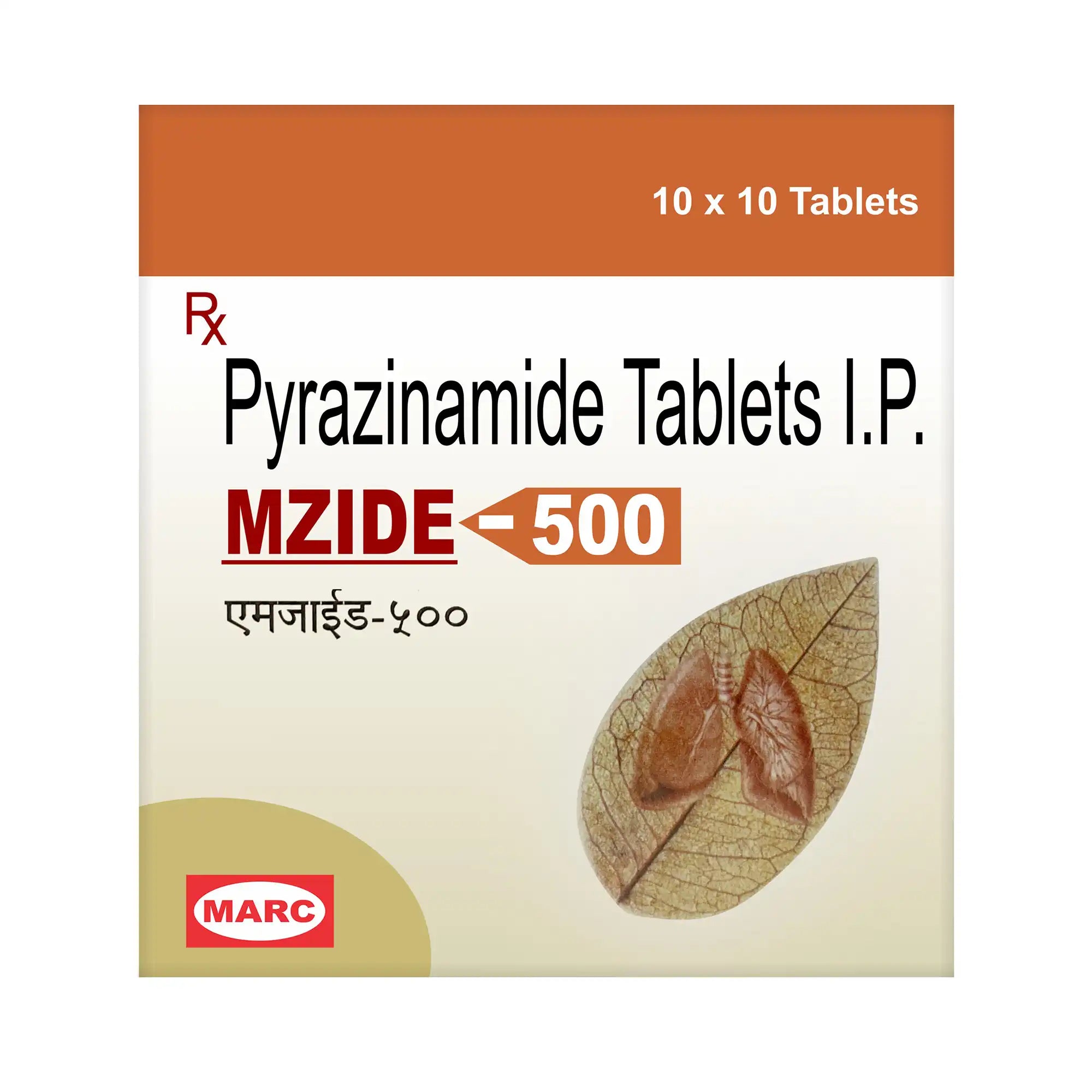 Mzide-500 Metronidazole 500mg Tablet – Gut, Dental & Anaerobic Bacterial Infection