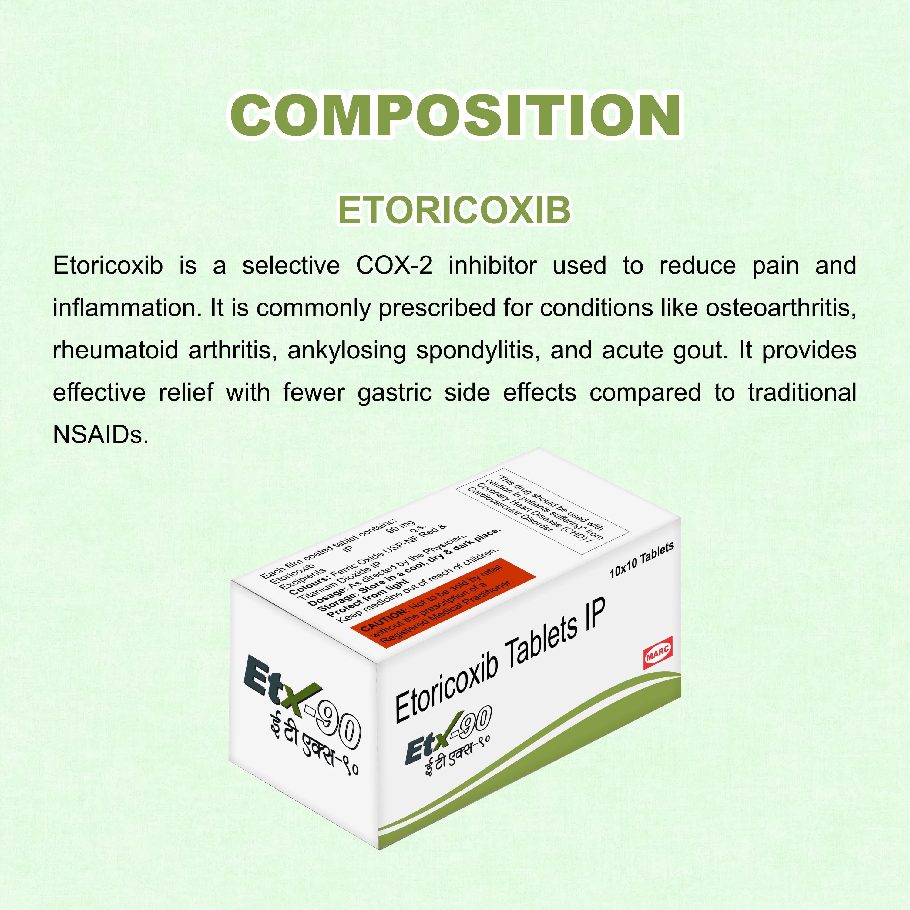 ETX 90 Tablet – Fast & Long-Lasting Joint Pain Relief for Arthritis