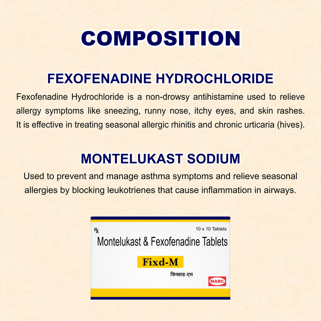 Fixd-M Cefixime & Metronidazole Tablet – Gut, Urinary & Mixed Bacterial Infection Treatment