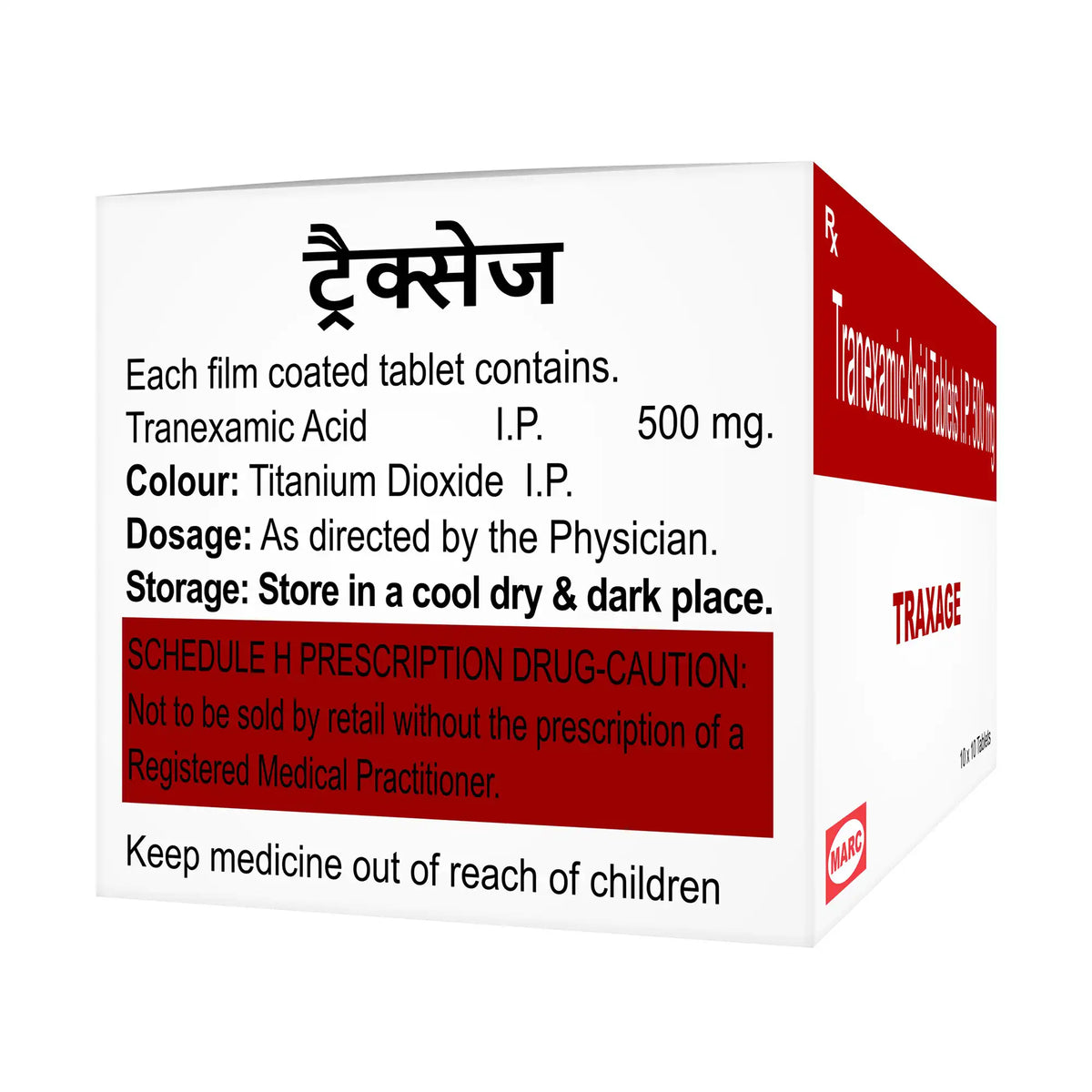 Traxage- Tranexamic Acid Tablet: Helps Reduce Excessive Blood loss and Heavy Menstrual Bleeding