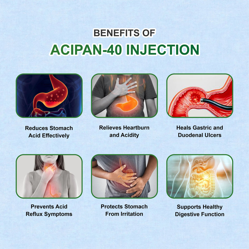 Marc Acipan 40 Injection – Fast Relief from Acidity & Gastric Disorders