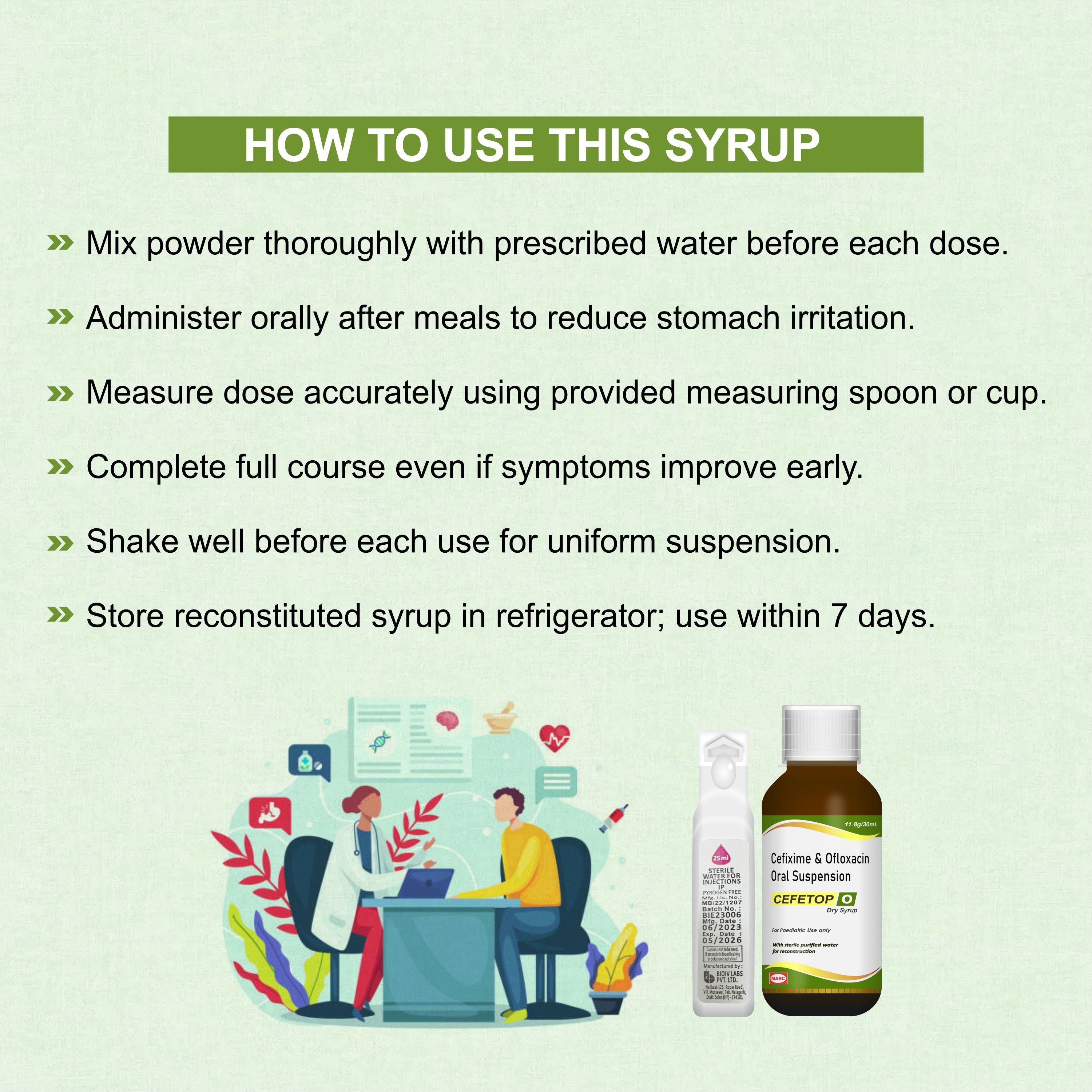 Cefetop O Dry Syrup – Dual-Action Pediatric Antibiotic(Pack of 4)