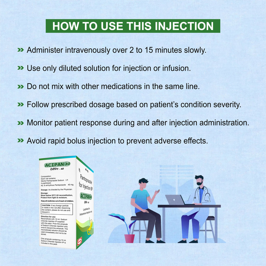 Marc Acipan 40 Injection – Fast Relief from Acidity & Gastric Disorders