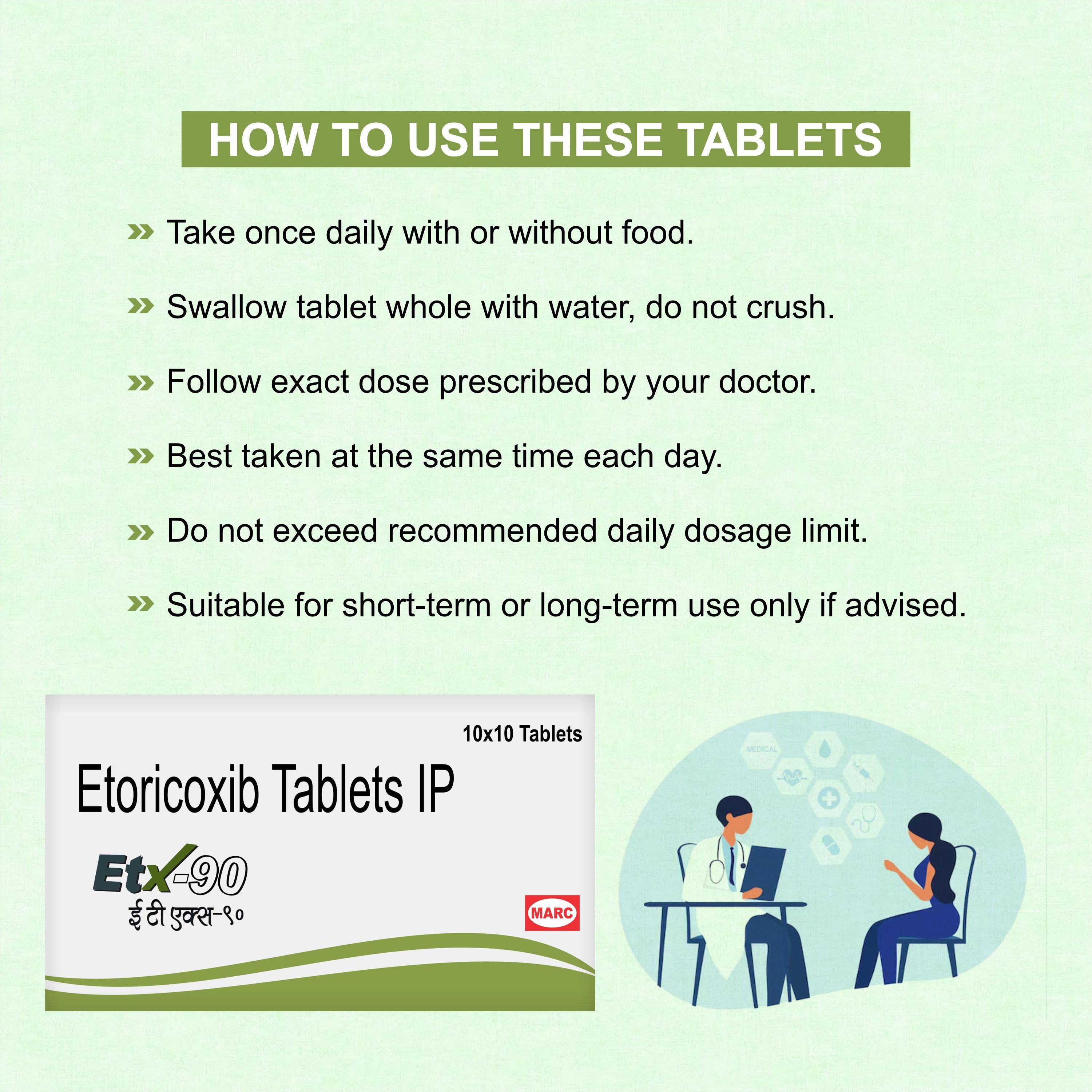 ETX 90 Tablet – Fast & Long-Lasting Joint Pain Relief for Arthritis