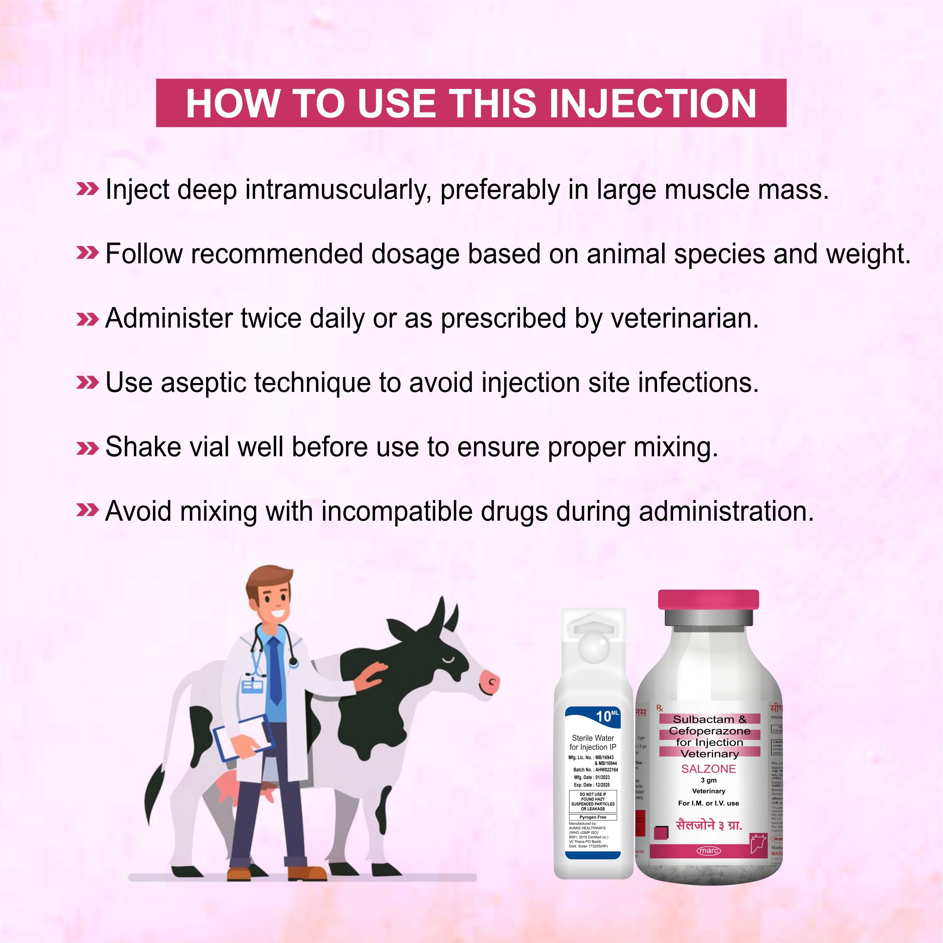 Salzone Injection 3GM – Cefoperazone + Sulbactam Injectable Antibiotic
