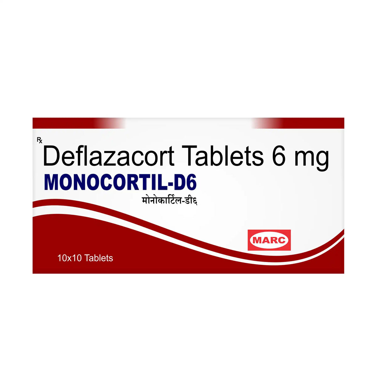 Monocortil D6 Deflazacort 6mg Tablet – Inflammation, Allergy & Autoimmune Support