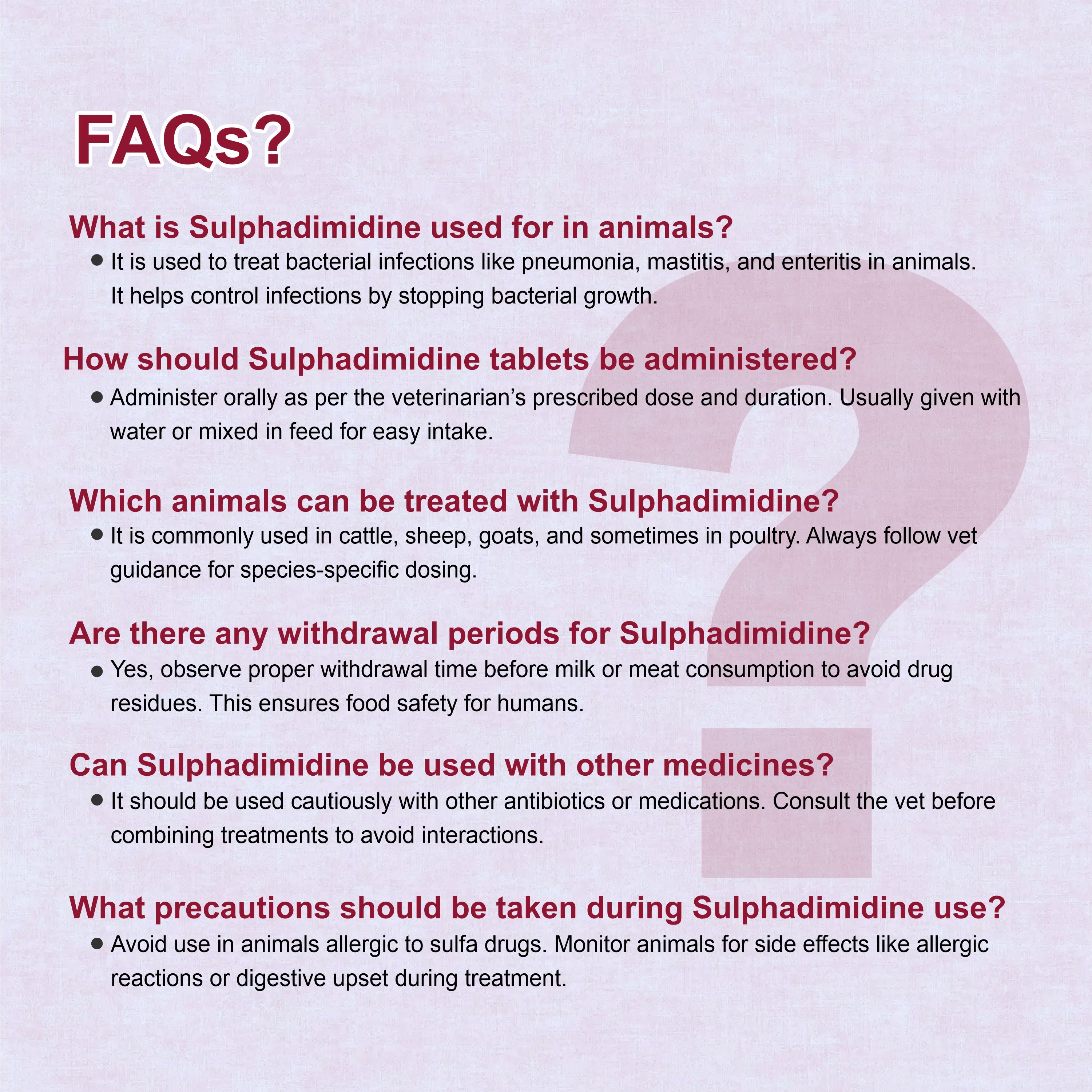 Marc Sulphadimidine Bolus – Broad-Spectrum Antimicrobial for Livestock