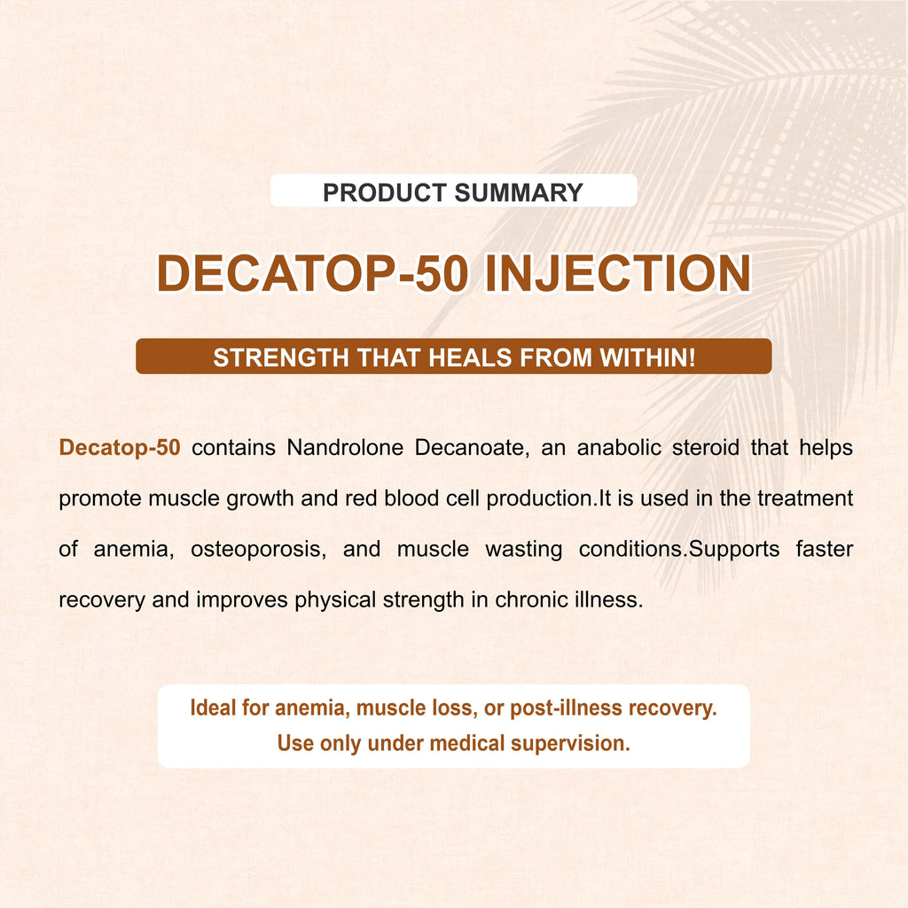 Decatop 50 Injection – Strength & Recovery Support with Nandrolone Decanoate