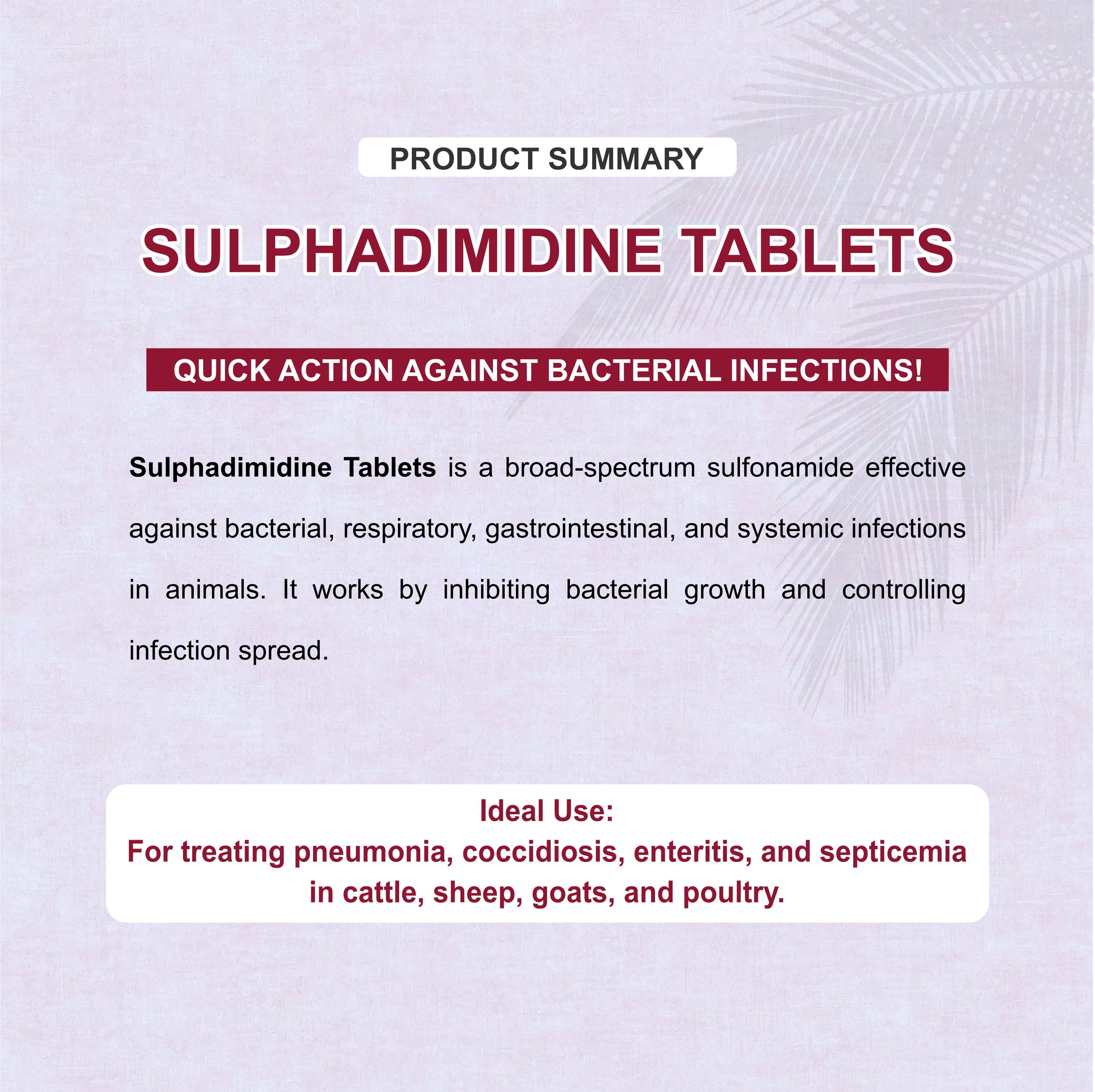 Marc Sulphadimidine Bolus – Broad-Spectrum Antimicrobial for Livestock