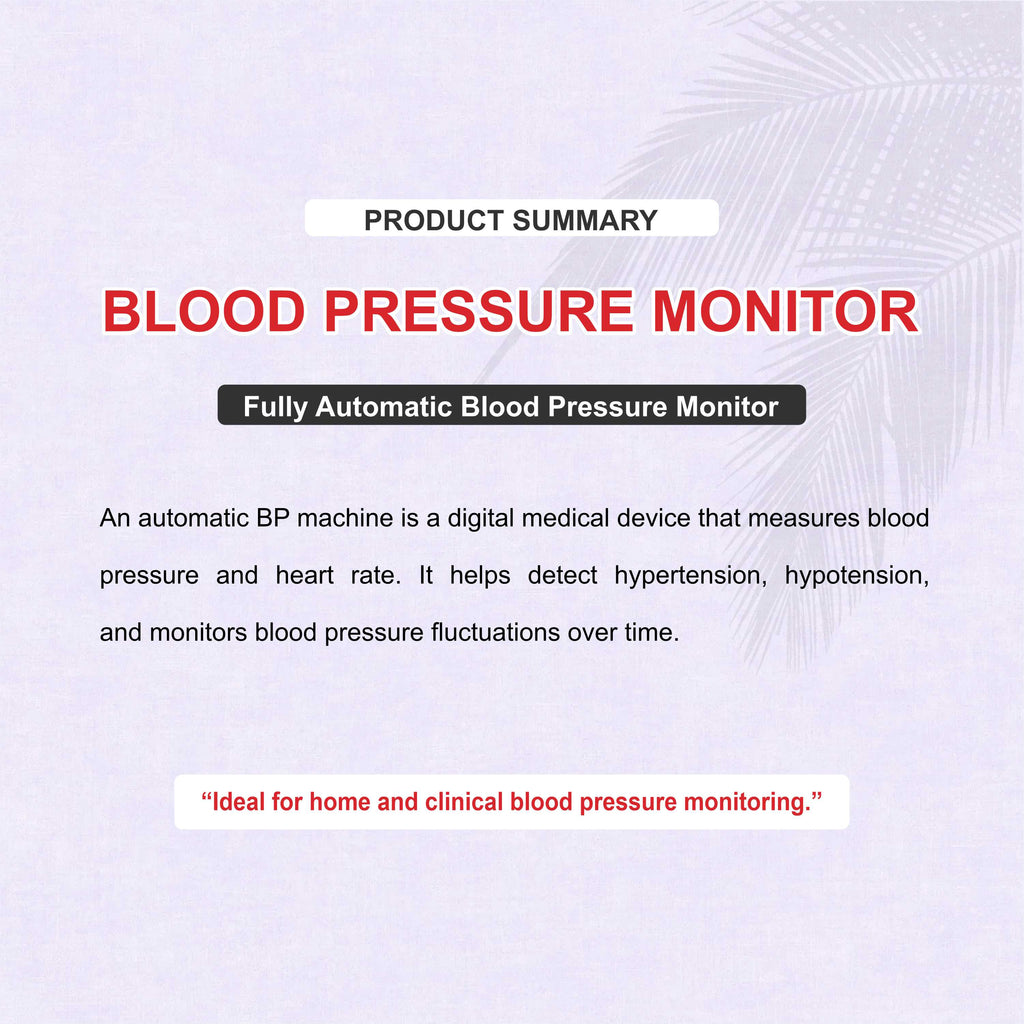 Digital Blood Pressure Machine – Digital BP Monitor for Home Use
