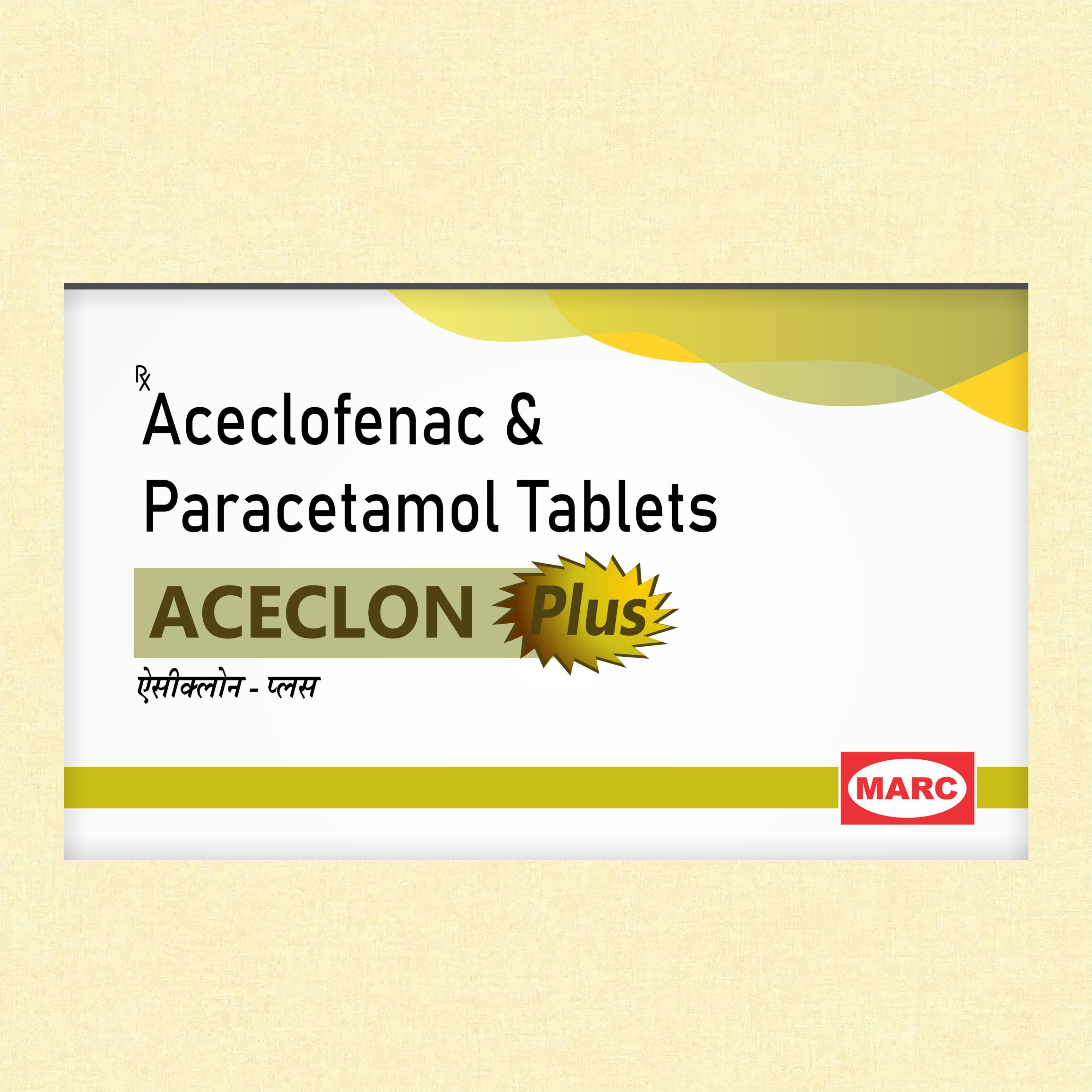 Marc Aceclon Plus Tablet – Dual-Action Pain Relief for Inflammation, Swelling & Fever