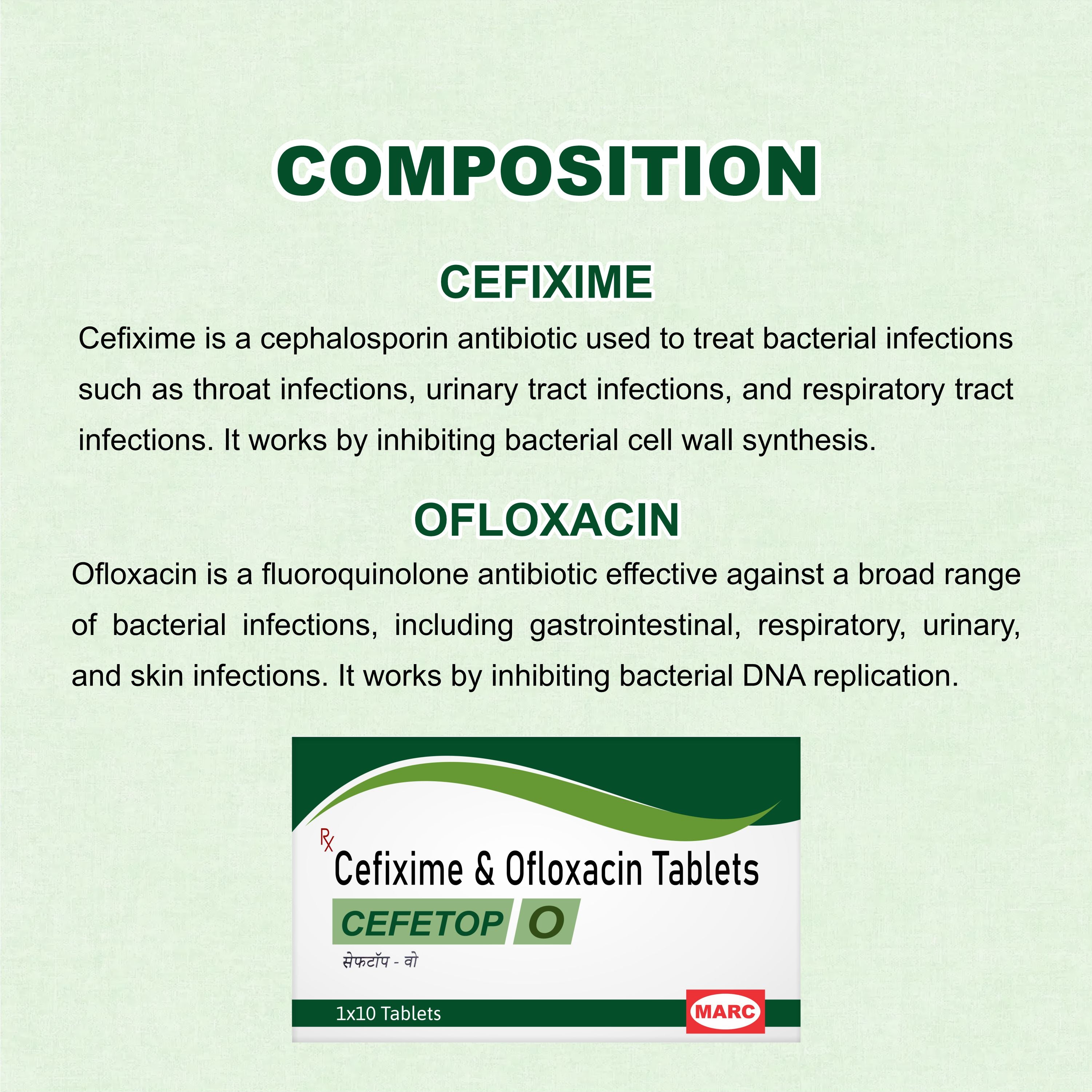 Cefetop O Tablet – Dual-Action Antibiotic for Fast Infection Relief(1 Box)