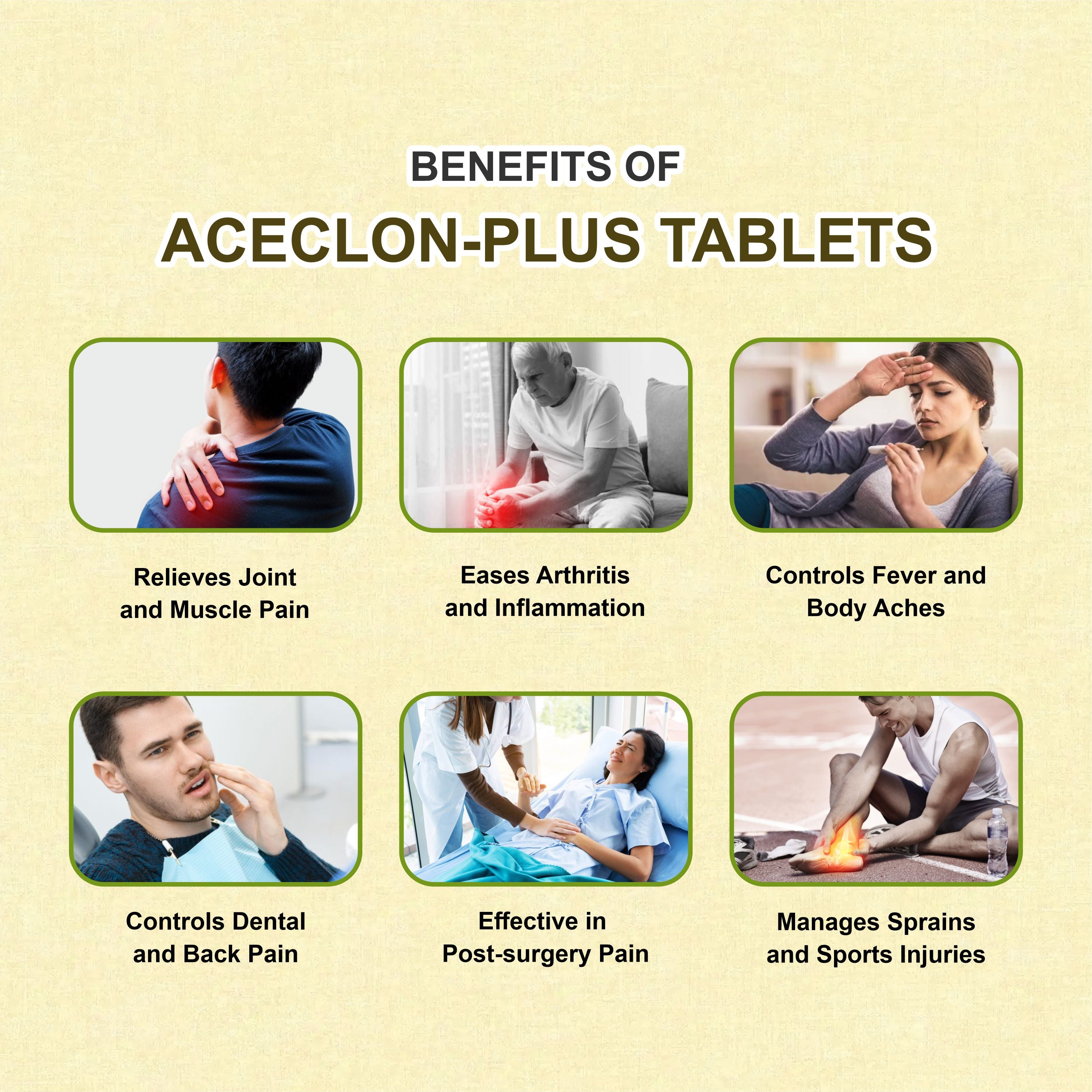 Marc Aceclon Plus Tablet – Dual-Action Pain Relief for Inflammation, Swelling & Fever