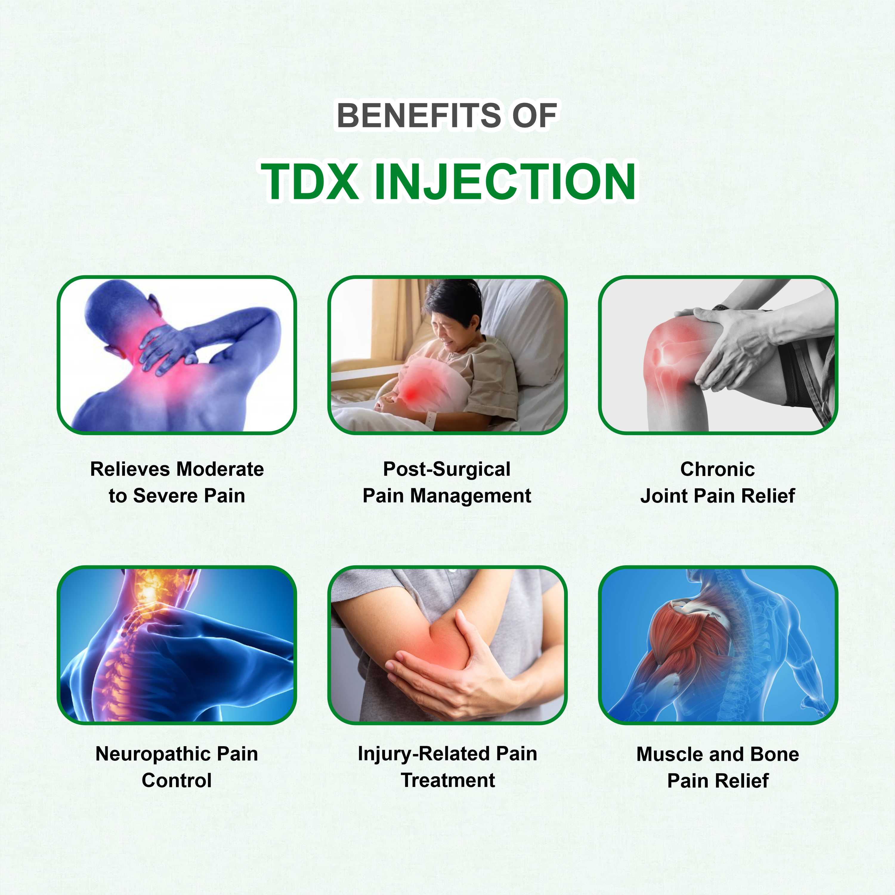 TDX Injection – Fast & Effective Relief from Moderate to Severe Pain