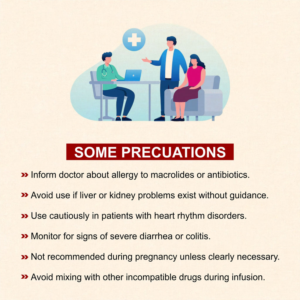 Azomarc Injection (Azithromycin) – Fast-Acting IV Antibiotic for Serious Infections(Pack of 2)