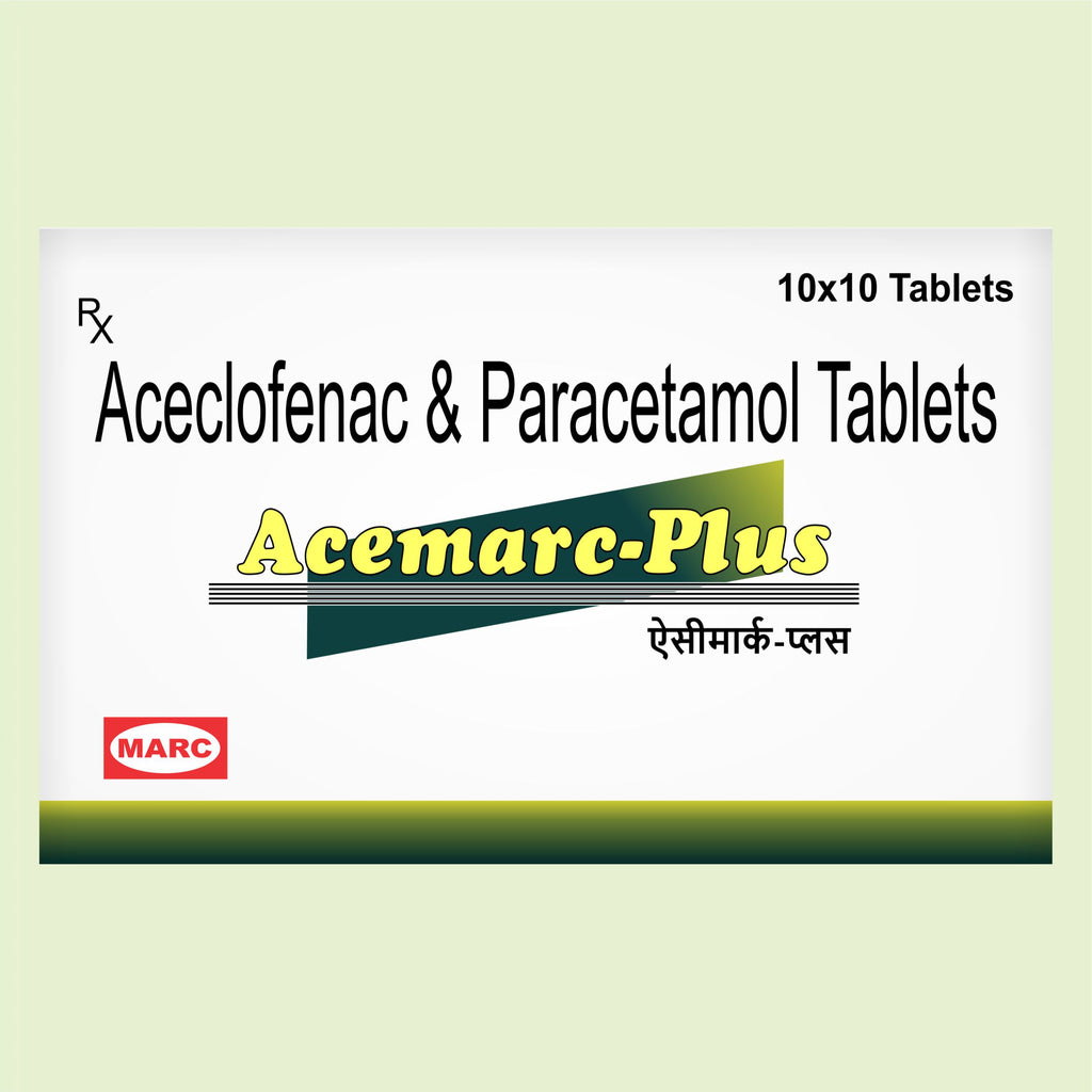 Acemarc Plus – Fast-Acting Relief for Pain, Fever, and Inflammation (1Box)