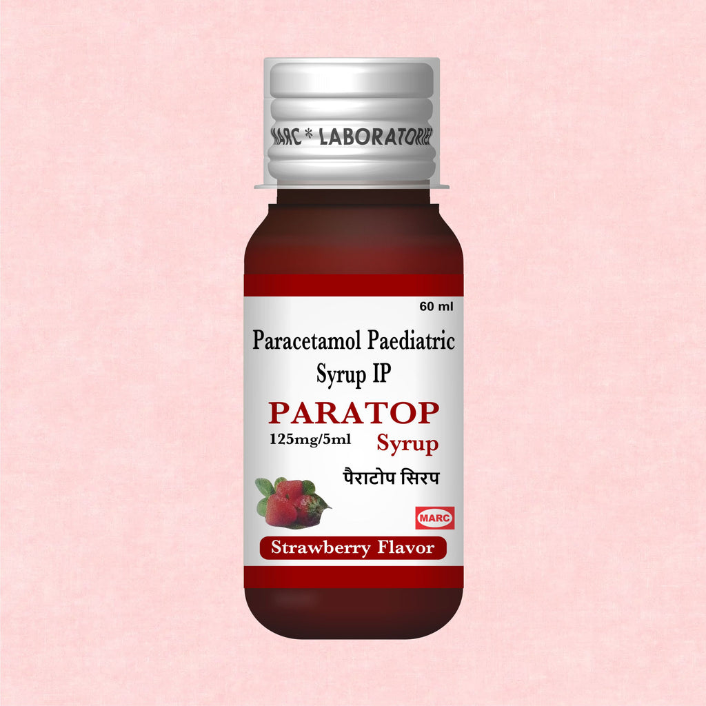 Paratop Paracetamol Syrup 60ml – Fever & Pain Relief Syrup for Children