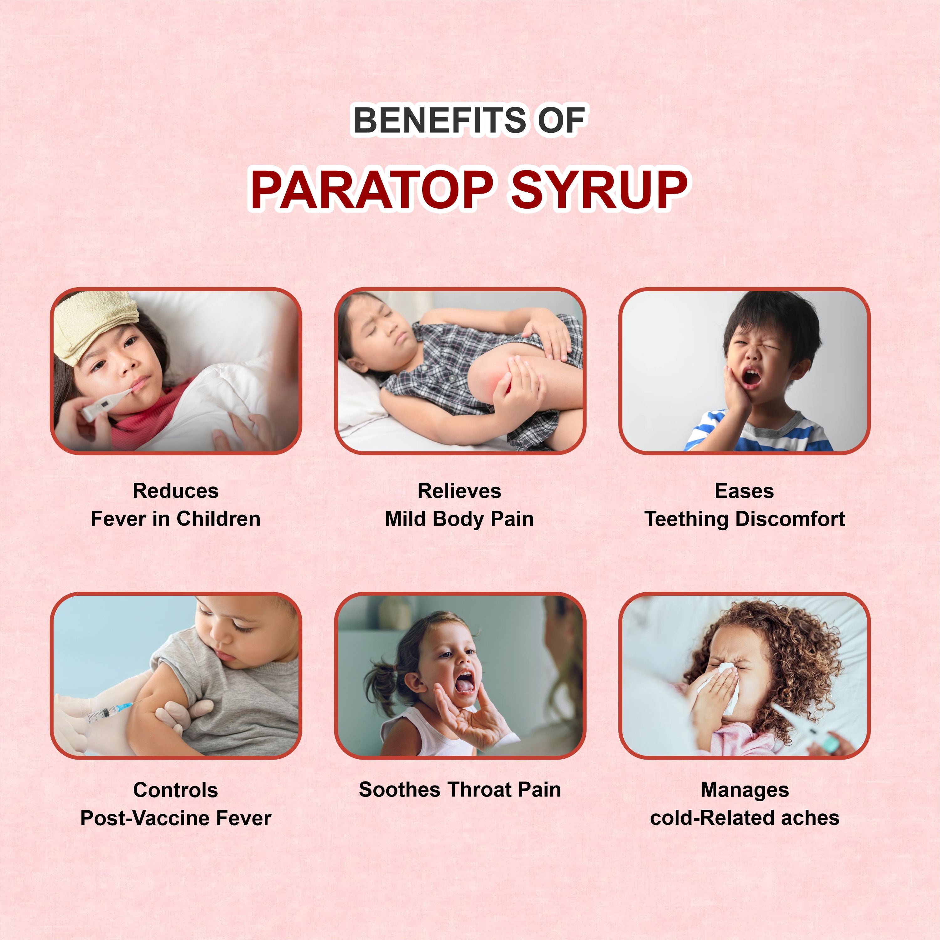 Paratop Paracetamol Syrup 60ml – Fever & Pain Relief Syrup for Children