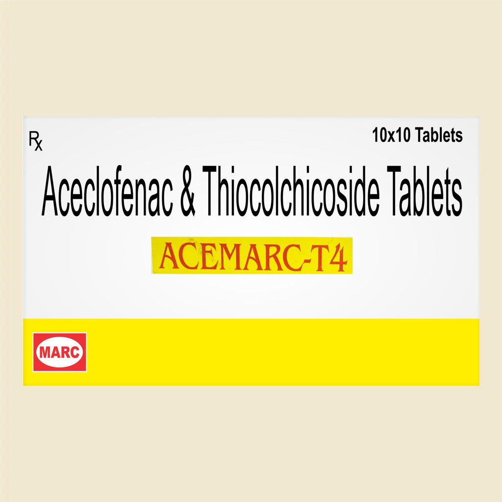 Acemarc T4 – Dual-Action Relief from Muscle Pain & Inflammation (1 Box )