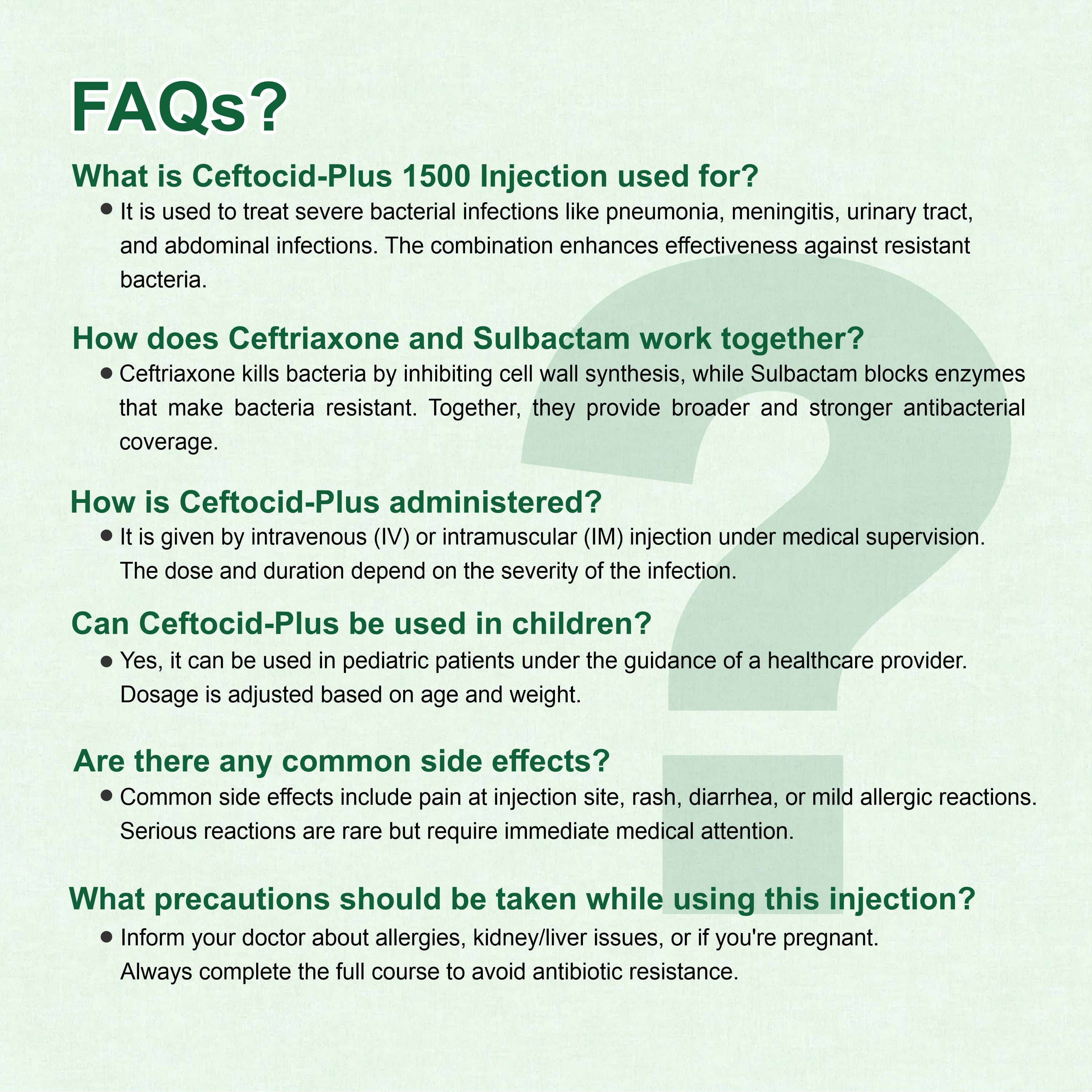 Ceftocid Plus 1500 Injection – Powerful Broad-Spectrum Antibiotic