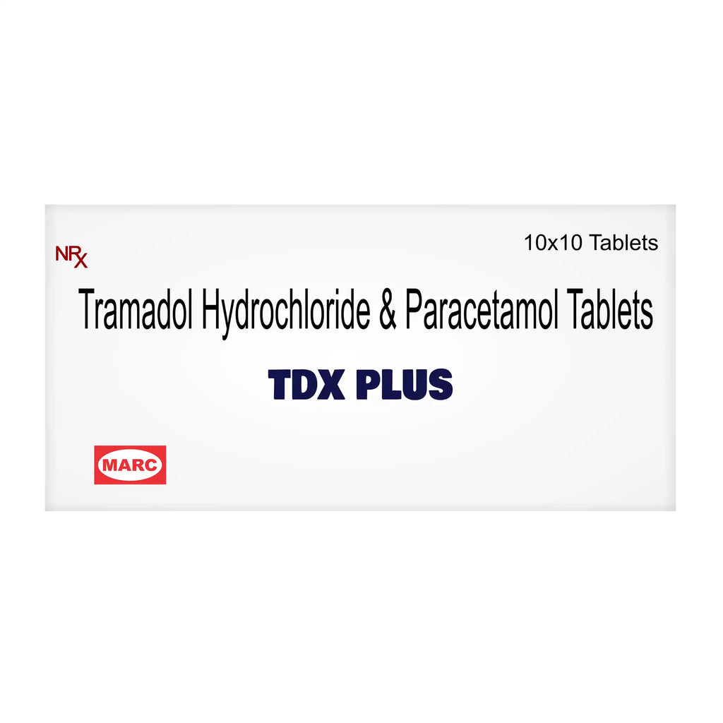 TDX Plus Tramadol & Paracetamol Tablet – Moderate to Severe Pain Relief Combination