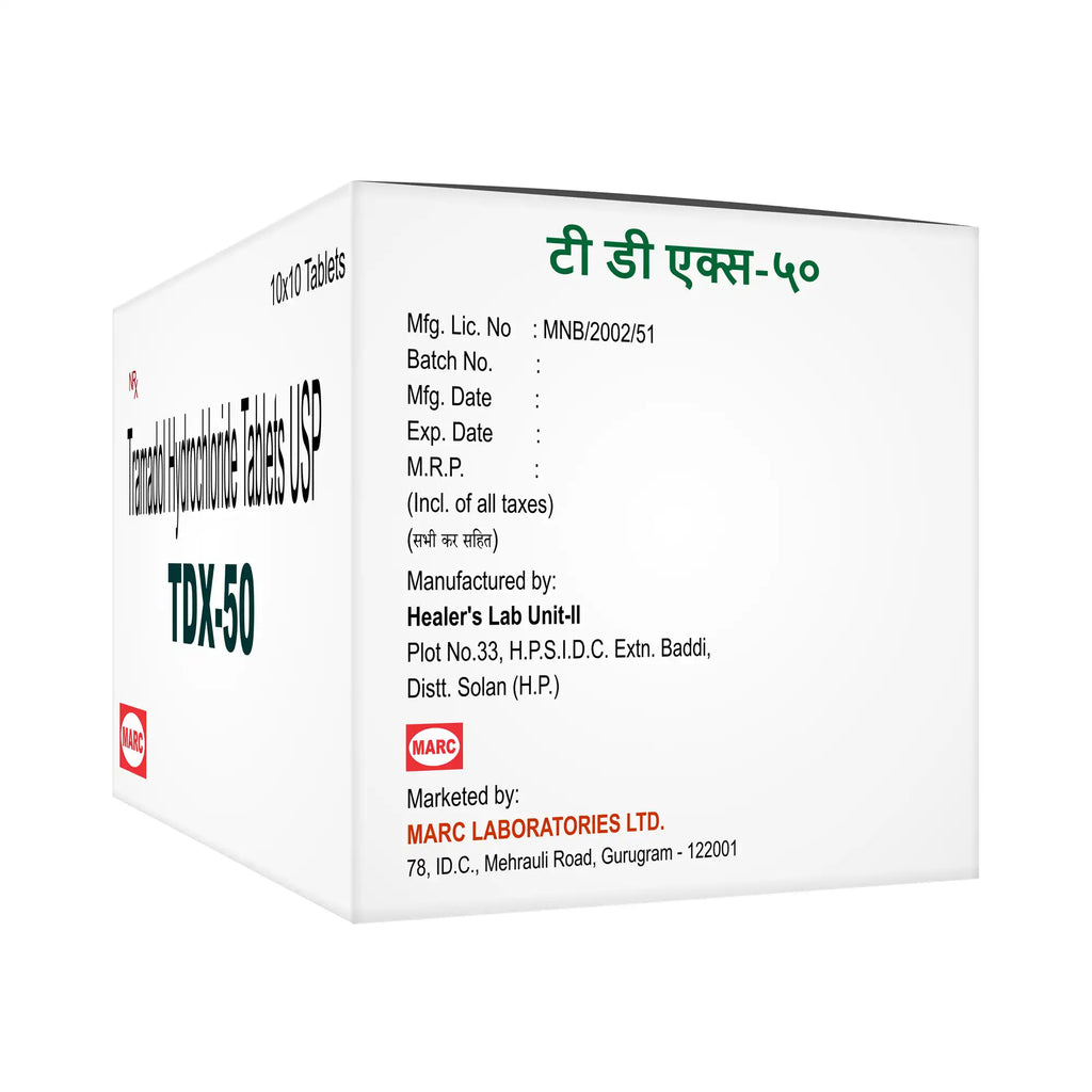 TDX-50 Tramadol Tablet – Moderate to Severe Acute Pain Relief