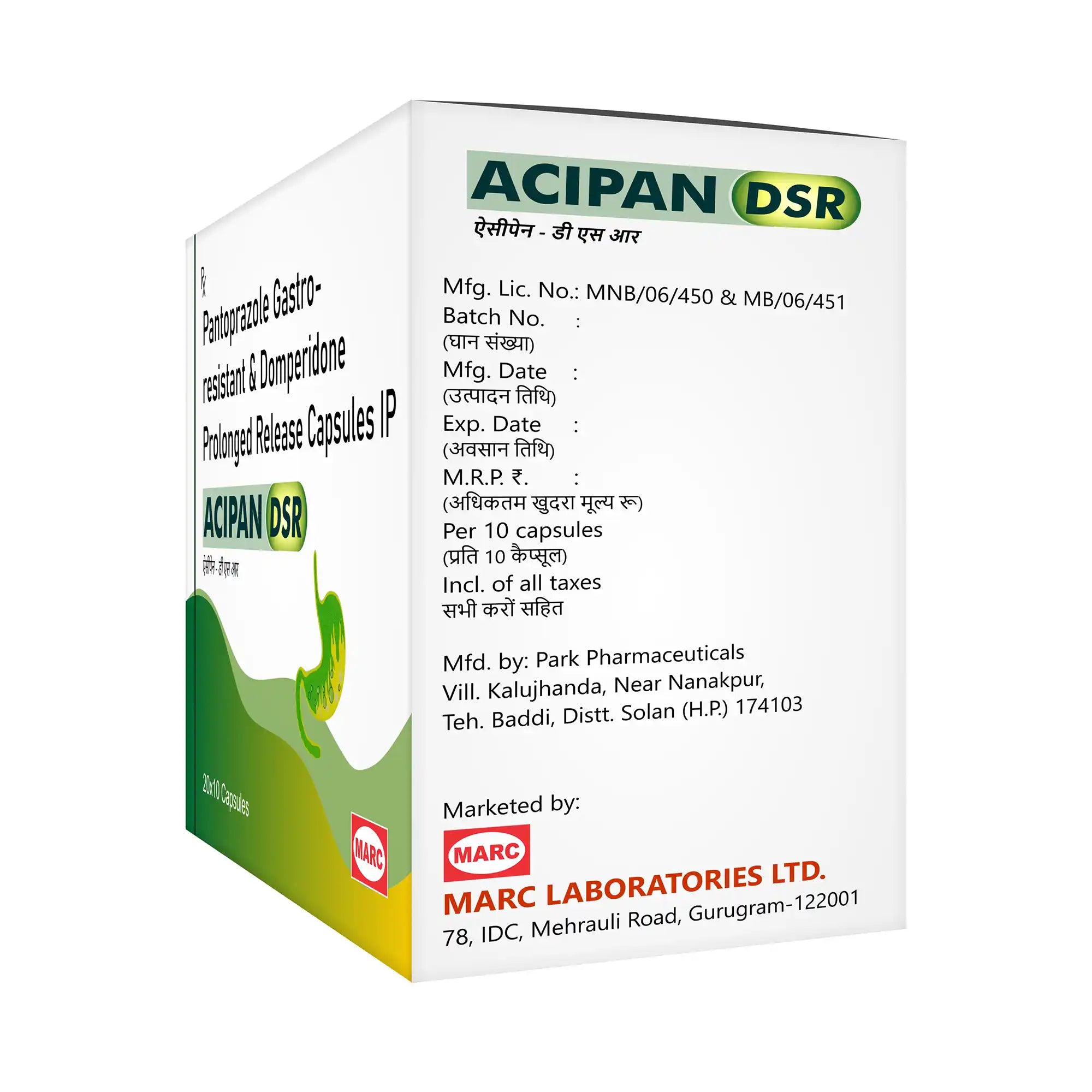 Acipan DSR Pantoprazole & Domperidone Capsule – Complete Acidity, Nausea & GERD Relief