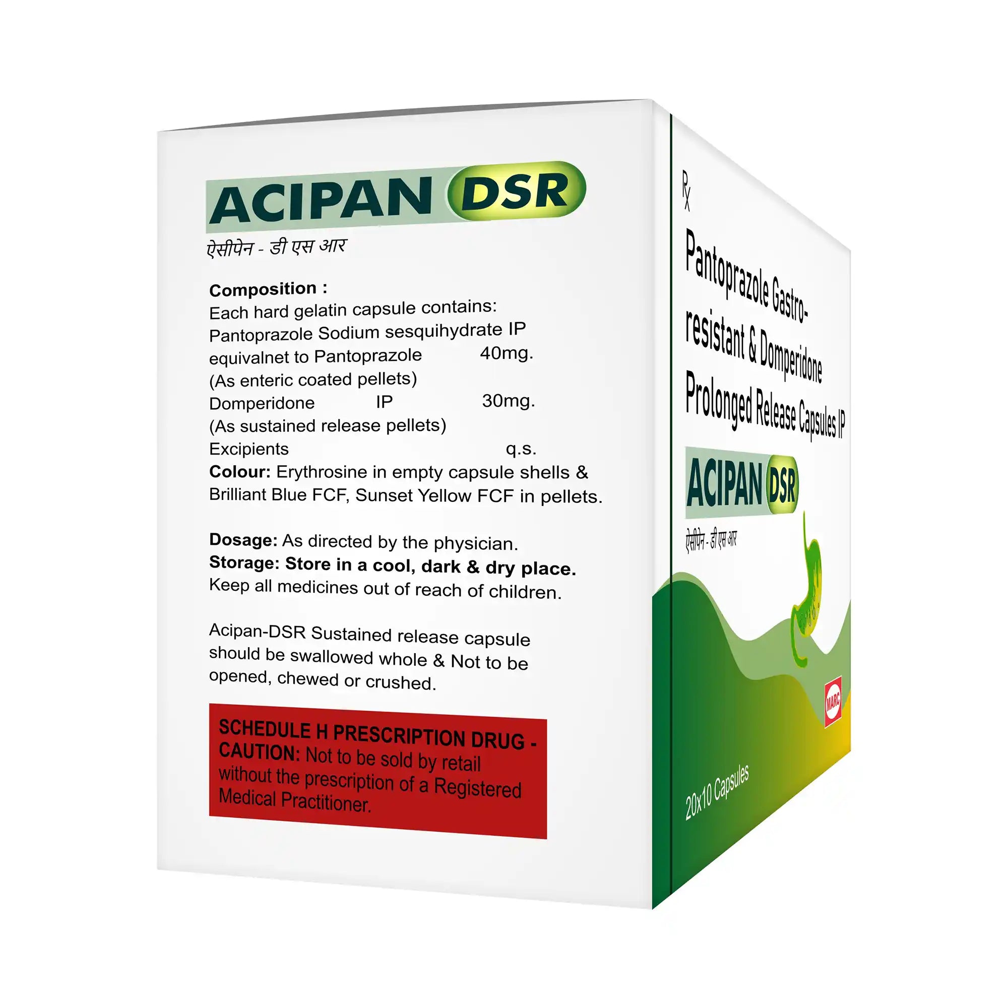 Acipan DSR Pantoprazole & Domperidone Capsule – Complete Acidity, Nausea & GERD Relief