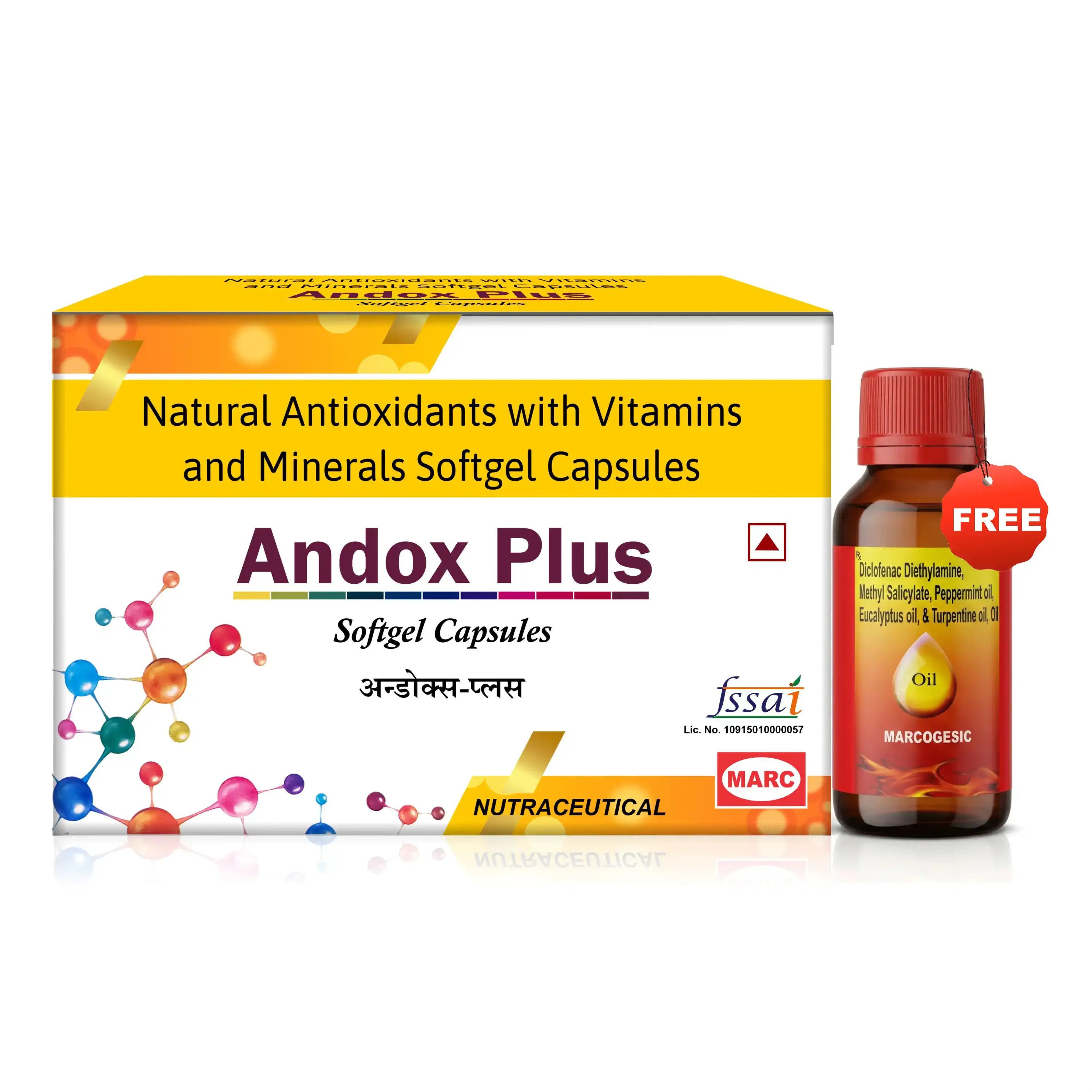 Andox Plus Antioxidant & Multivitamin Tablet – Cell Protection, Stamina & Daily Immunity Boost