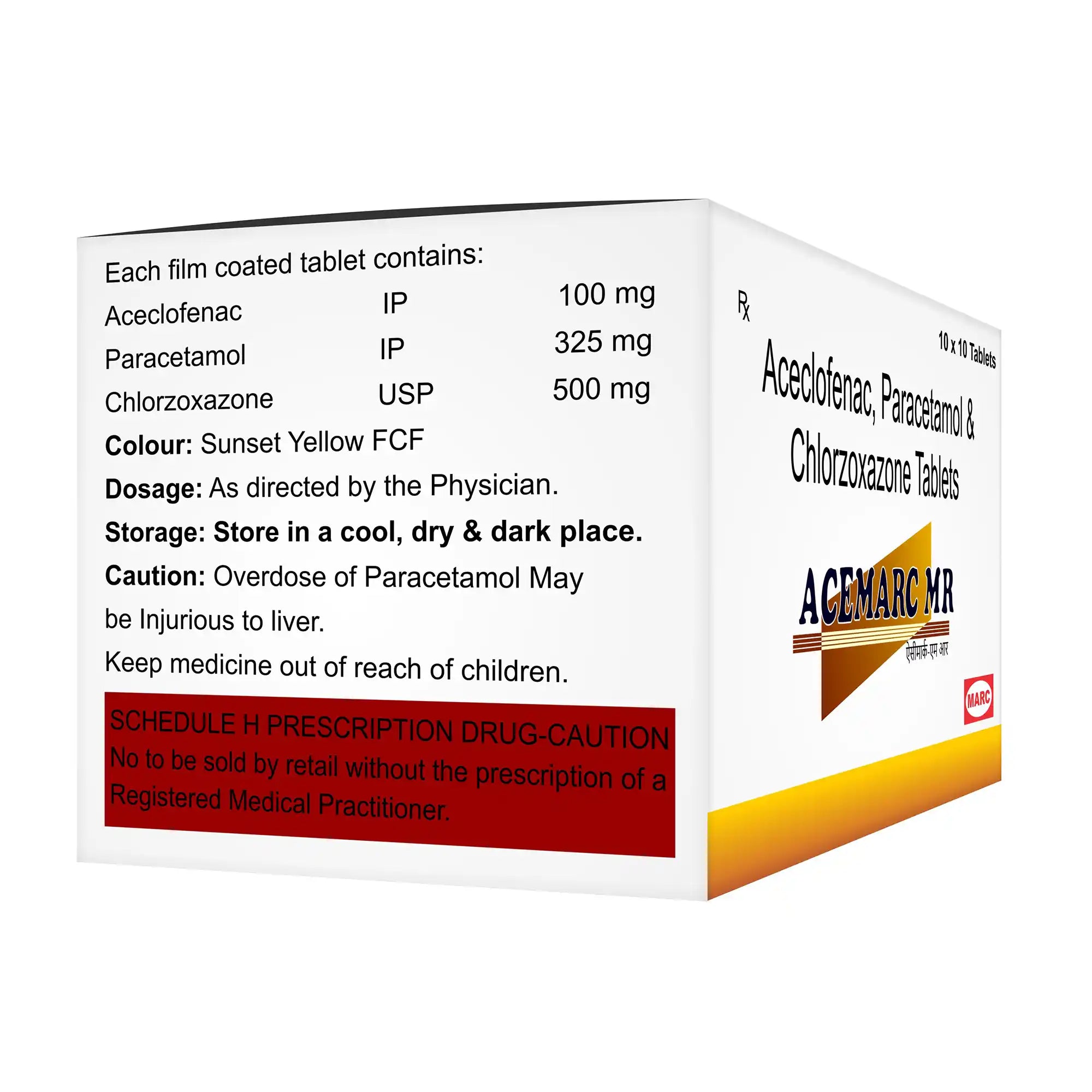 Acemarc MR Aceclofenac Modified Release Tablet – Long-Lasting Joint Pain & Arthritis Relief