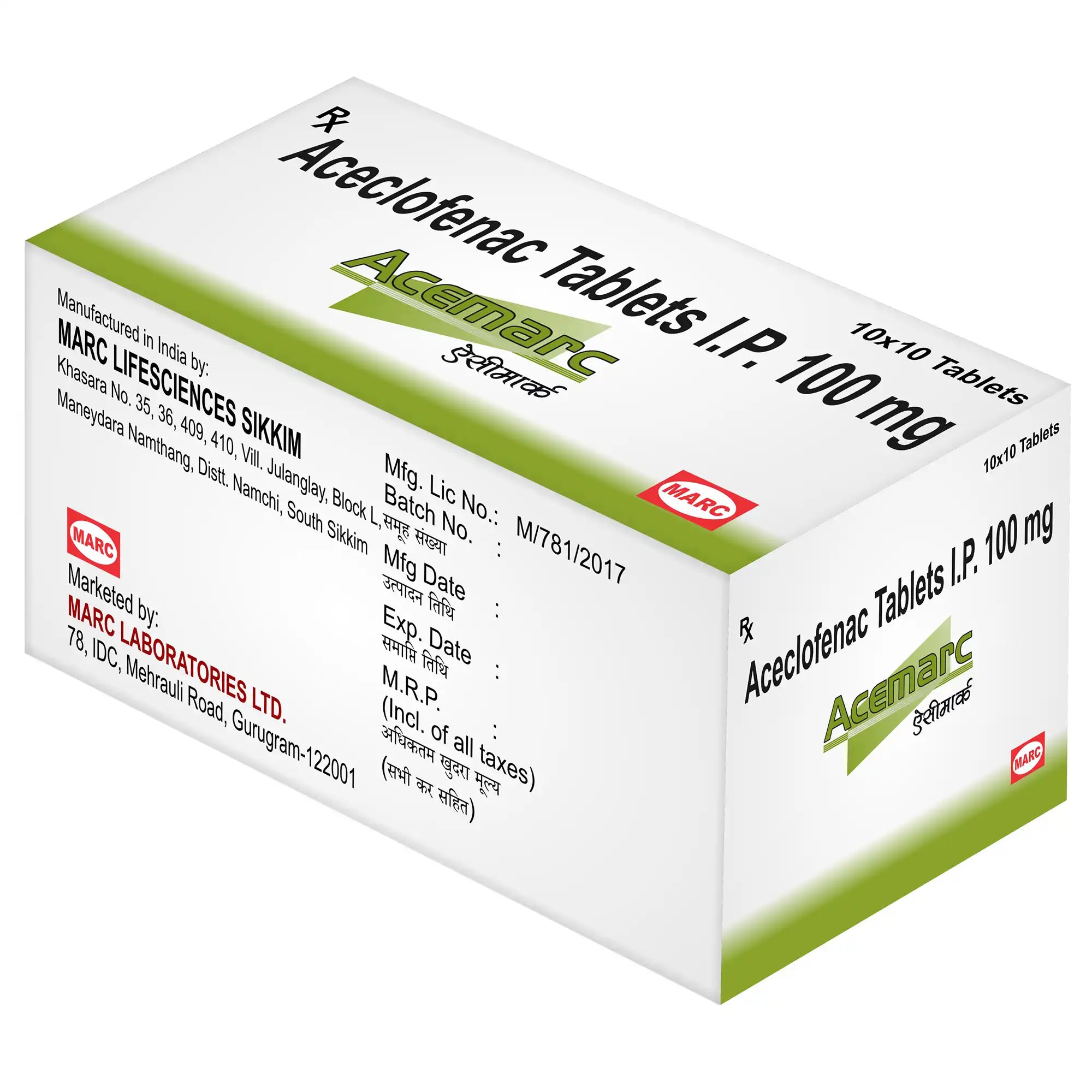 Acemarc Aceclofenac Tablet – Joint Pain, Arthritis & Inflammation Relief