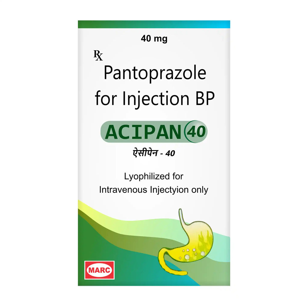 Acipan-40 Pantoprazole 40mg Injection – Hospital-Grade Acid Relief for Severe GERD & Ulcers