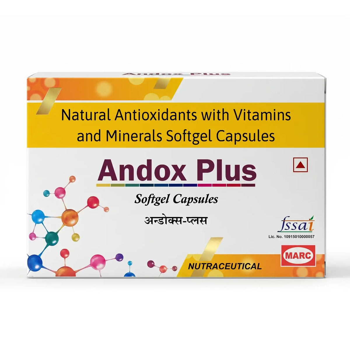 Andox Plus -Daily Dietary Supplement for Immune Support, Energy, Cellular Protection, Overall Wellness, and Essential Nutrient Support for Men and Women