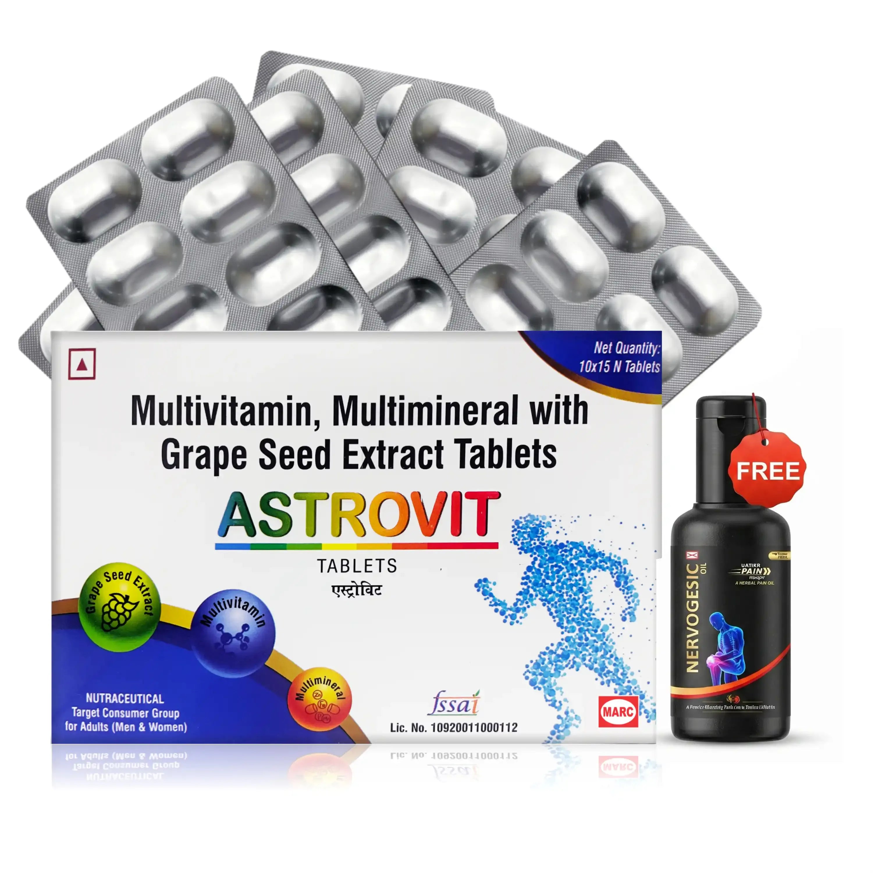 Astrovit Multivitamin, Multimineral & Ginseng Tablet – Strength, Focus & Complete Daily Nutrition
