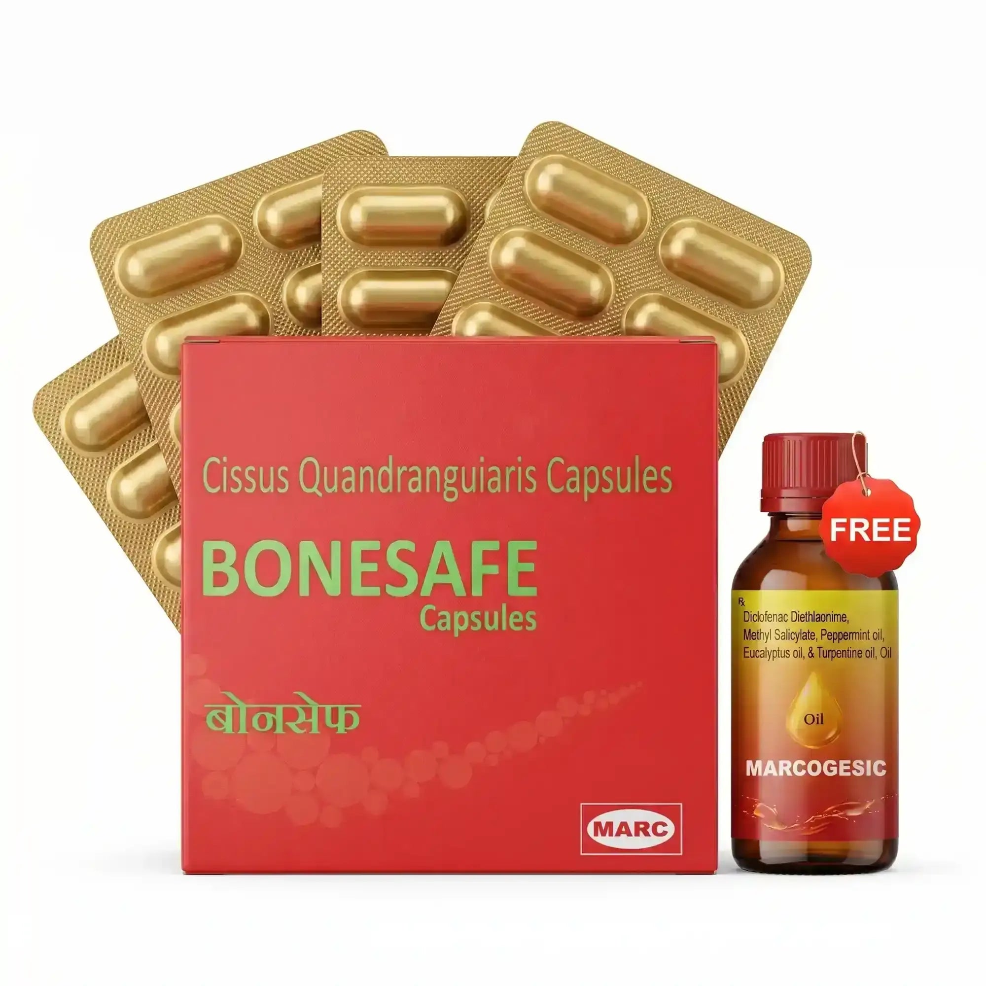 Bonesafe 500mg Capsule – Calcium Supplement for Bone Strength